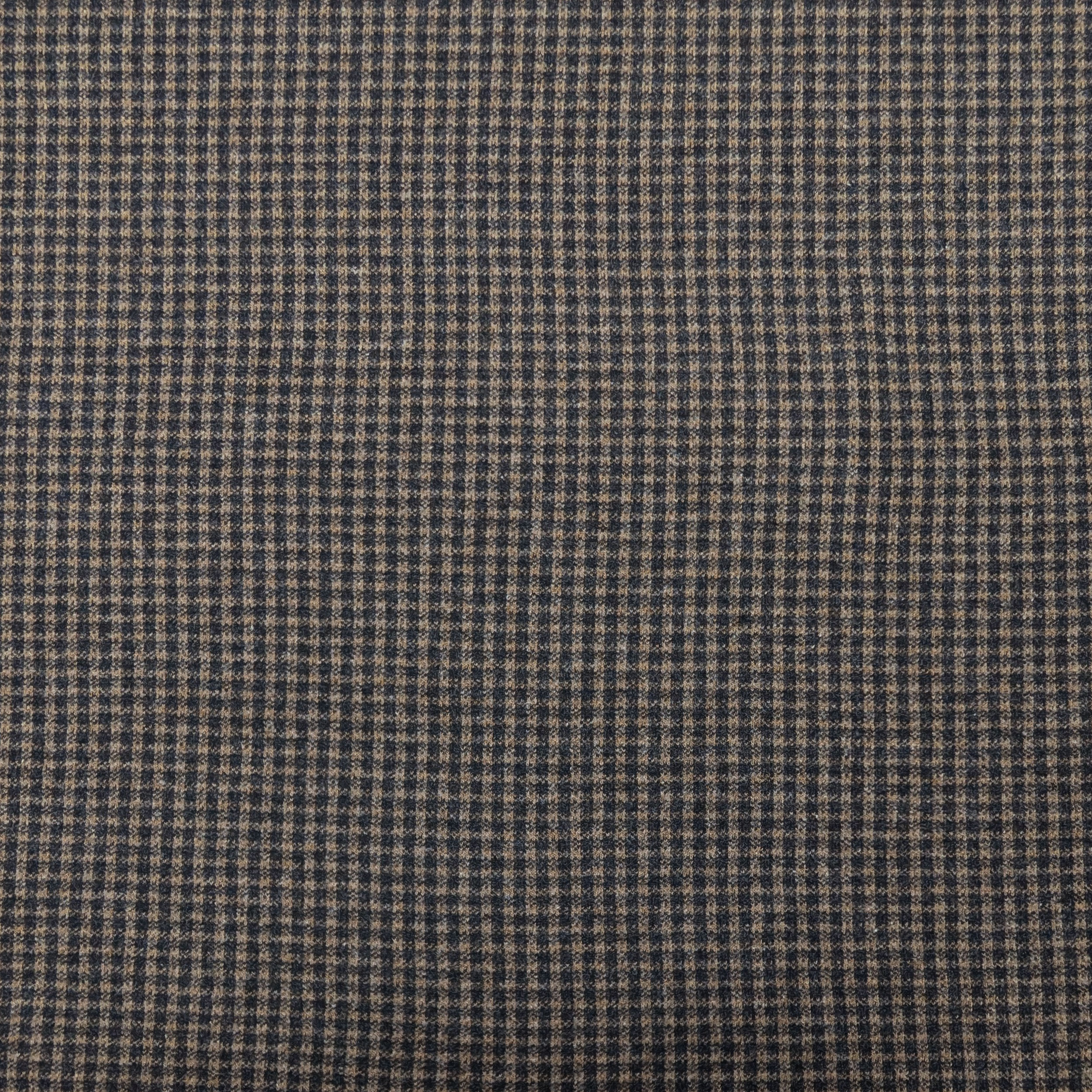 Punto Roma Jacquard Quadretti Marrone Image