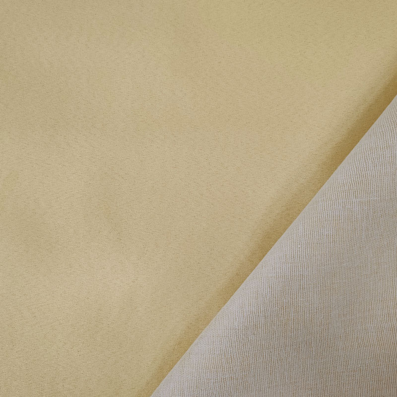 Ritaglio Nubuck Effetto Scamosciato Giallino 120x140 cm