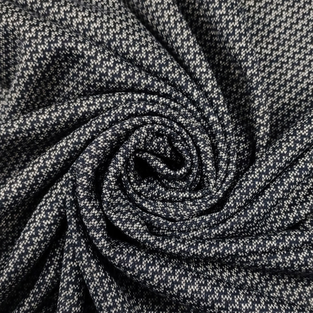 Tessuto Maglia Punto Milano Geometria Astratta