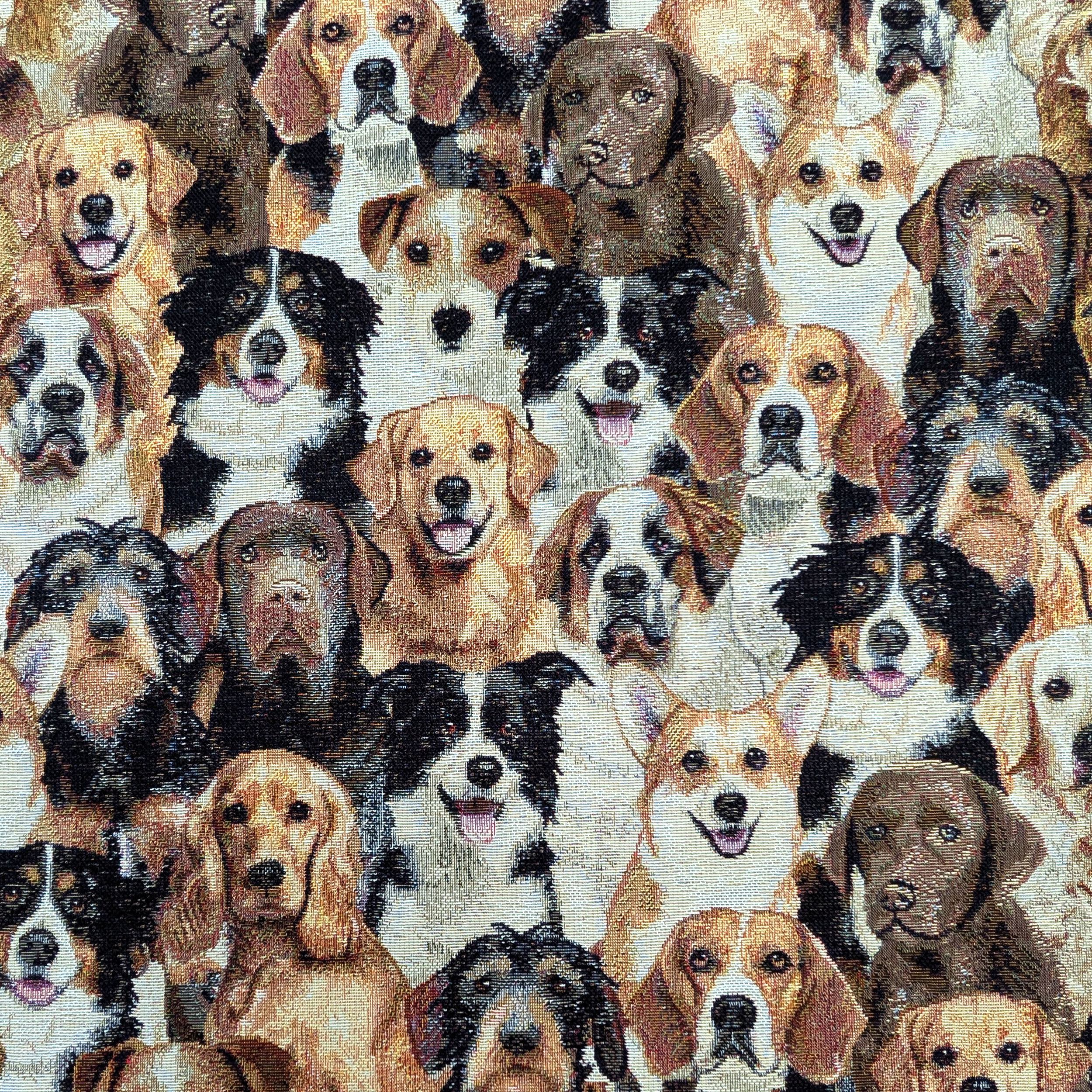 Tessuto Gobelin Fantasia Cani Image