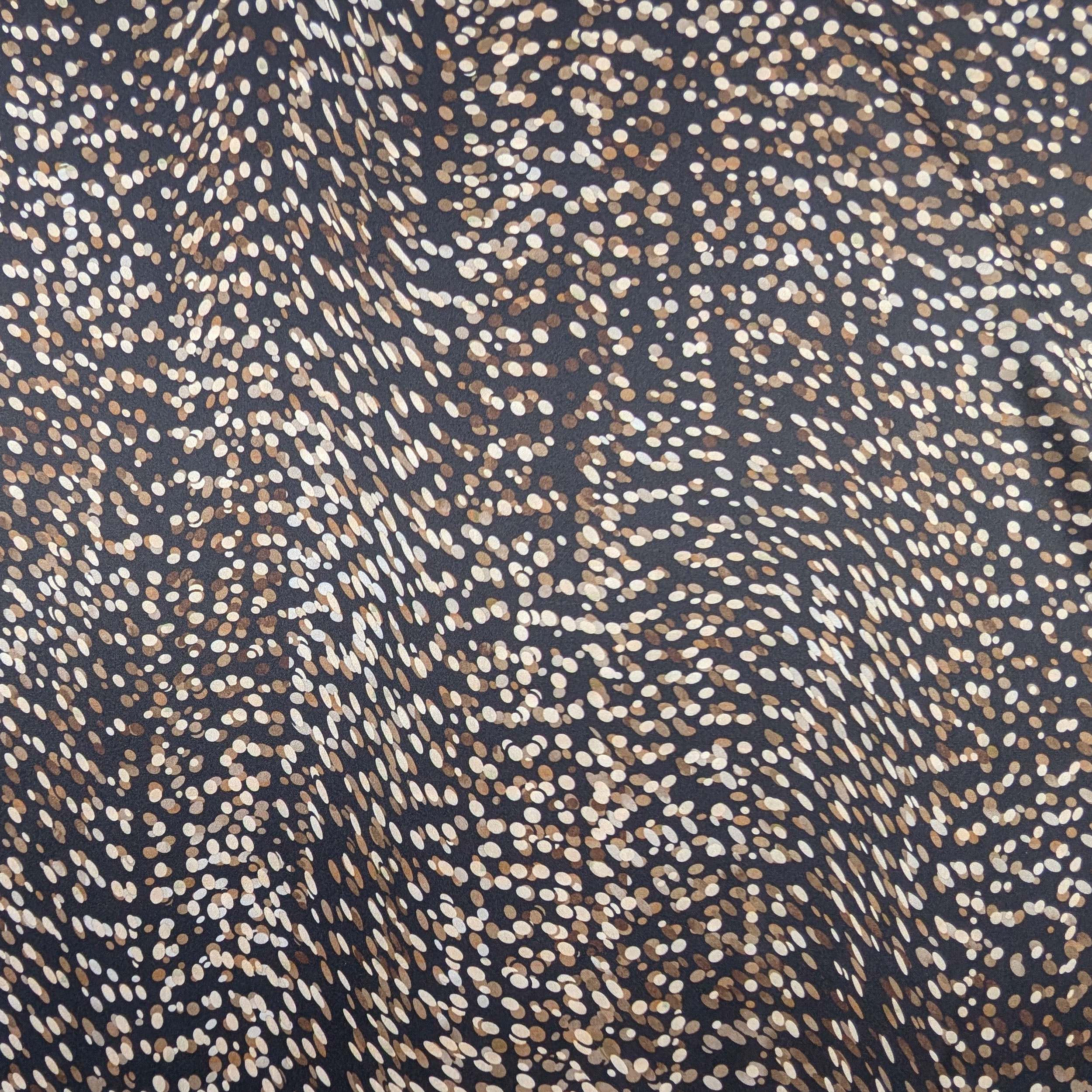 Raso Setato Alta Moda Pois Toni Beige Image