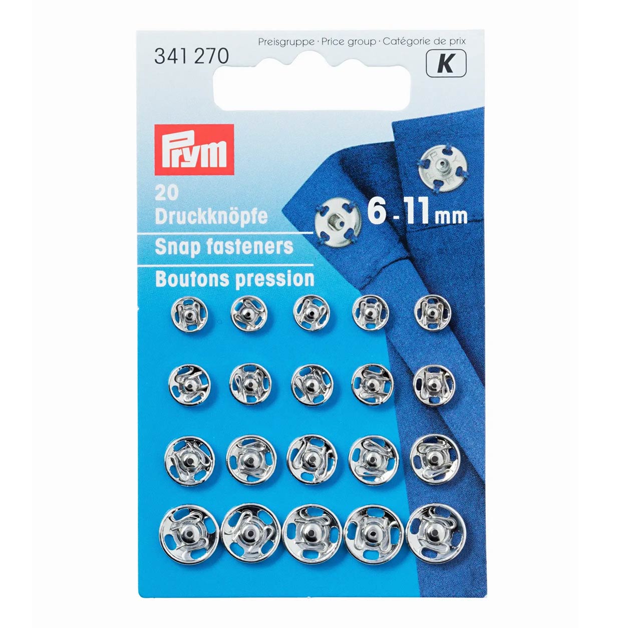 Bottoni magnetici da 1,9 cm per il cucito - Prym - 3 unità per 5,75 €