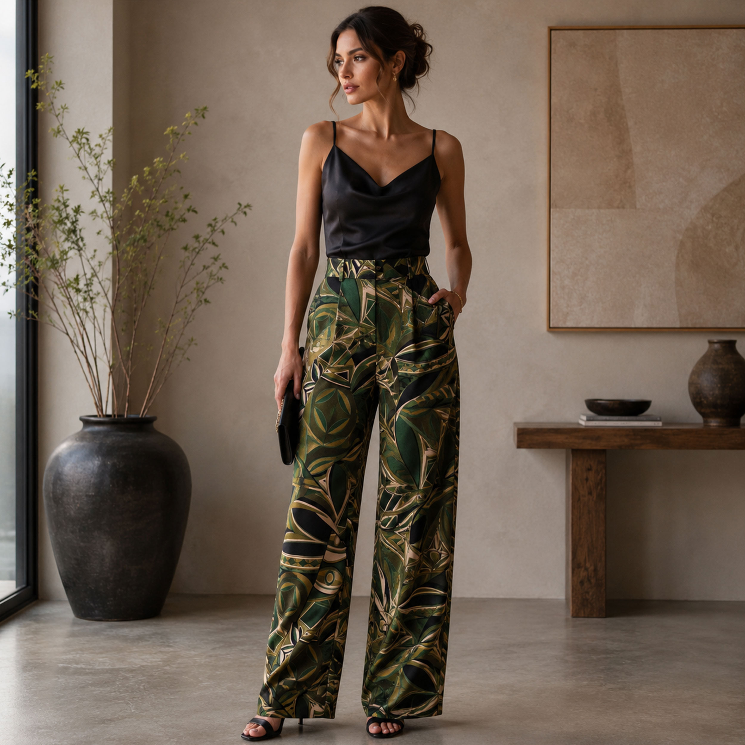 Vellutina Setata Moda Fantasia Toni Verdi Image