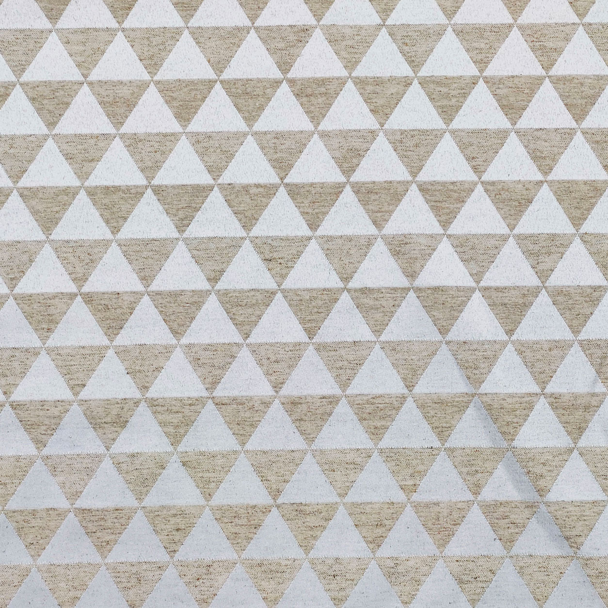 Tessuto Arredo Jacquard Rombi Perla Beige
