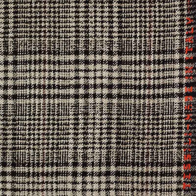 Tessuto per Cappotti Tartan Beige