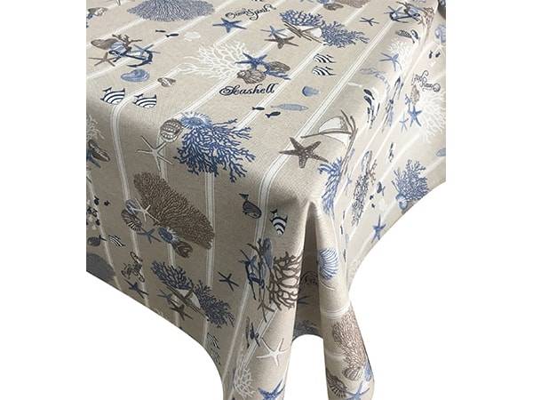 Tovaglia resinata fantasia marina shabby  1