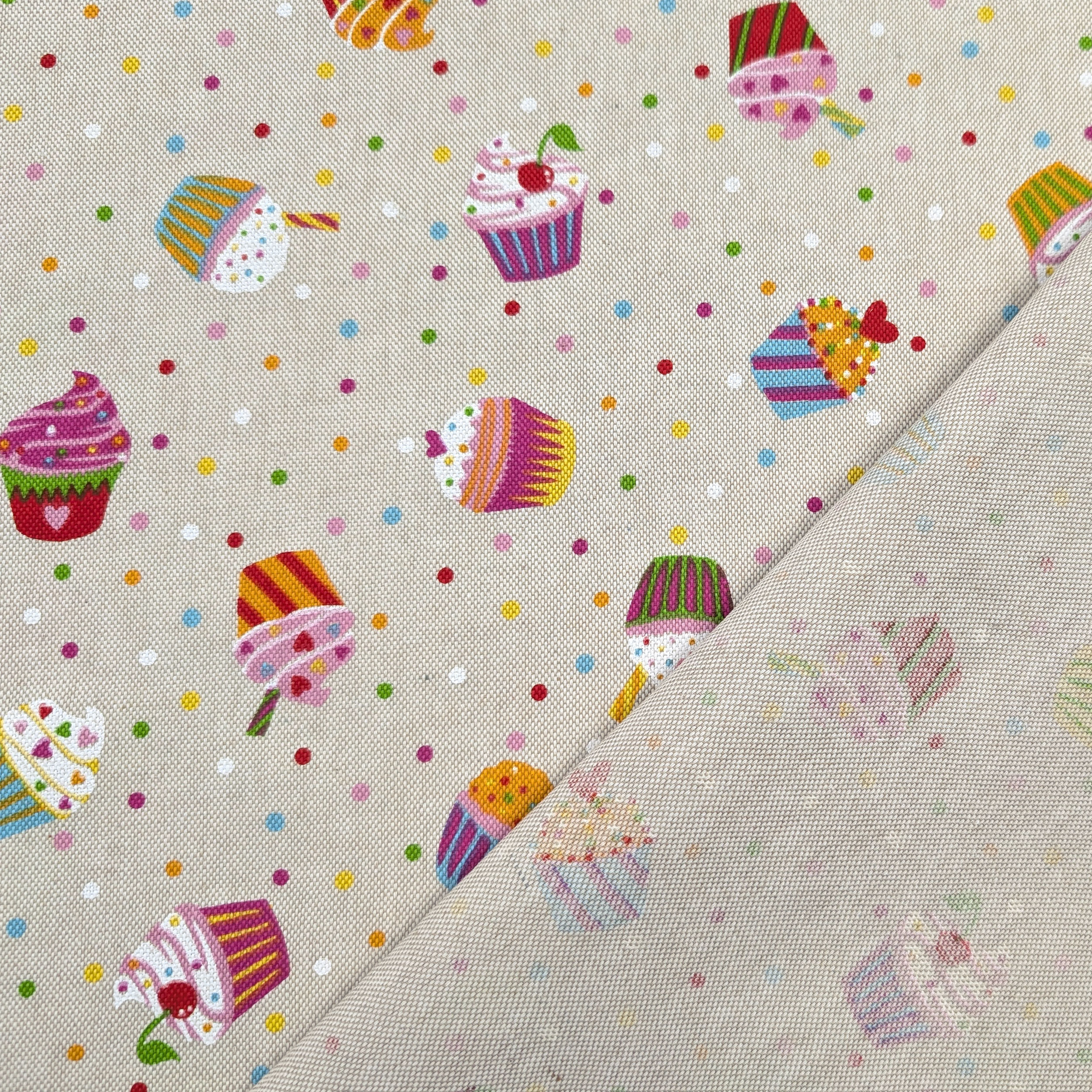 Tessuto Panama Cupcakes Image