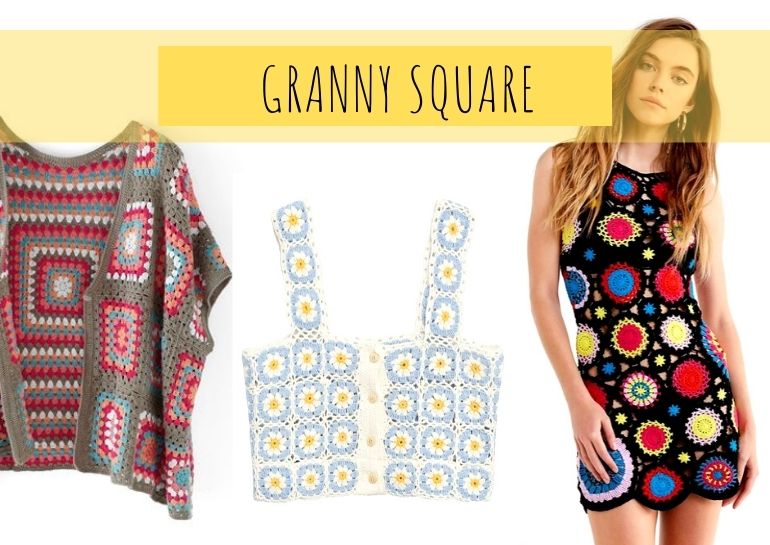 Granny Square | Le Mattonelle Crochet Diventano di Moda