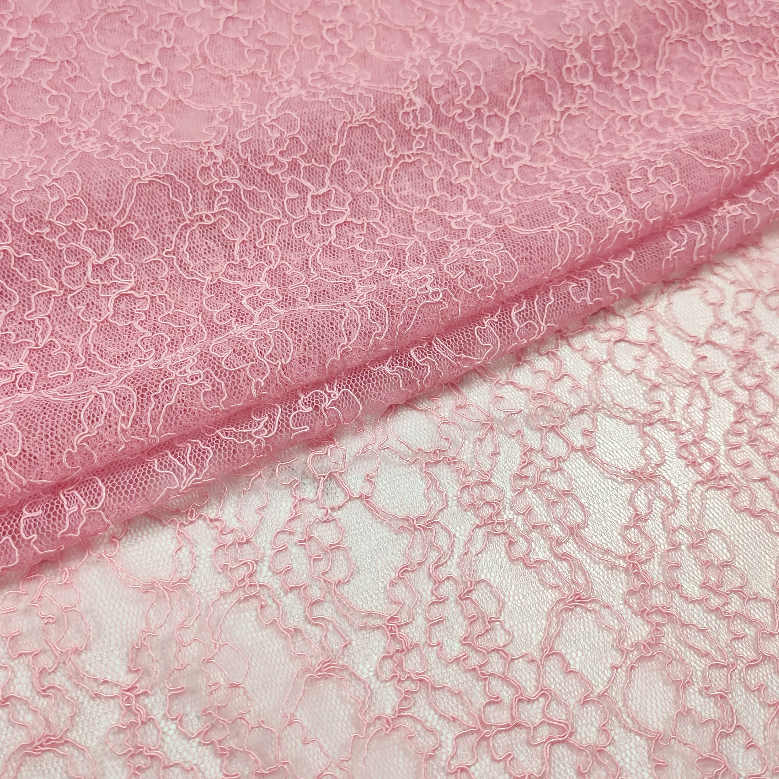 Pizzo Elasticizzato Rosa Image