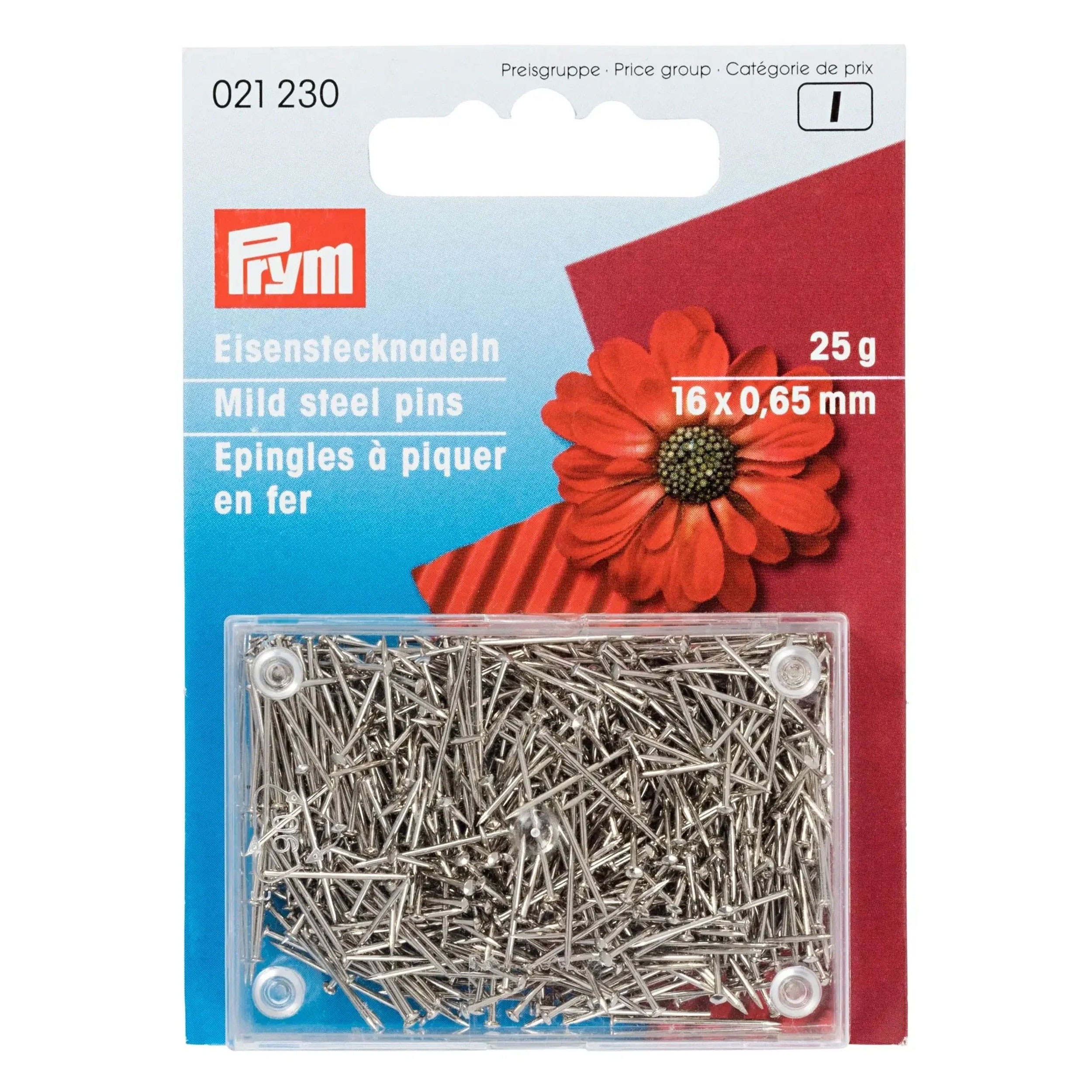 Spilli in Ferro Prym 16 x 0,65 mm