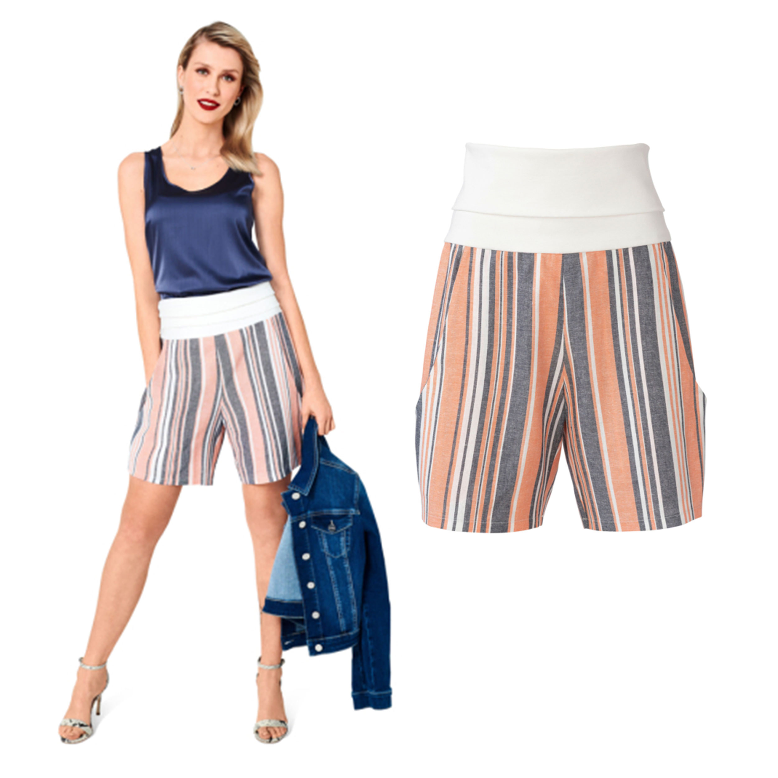 Cartamodello Burda Super Easy Pantaloni Image