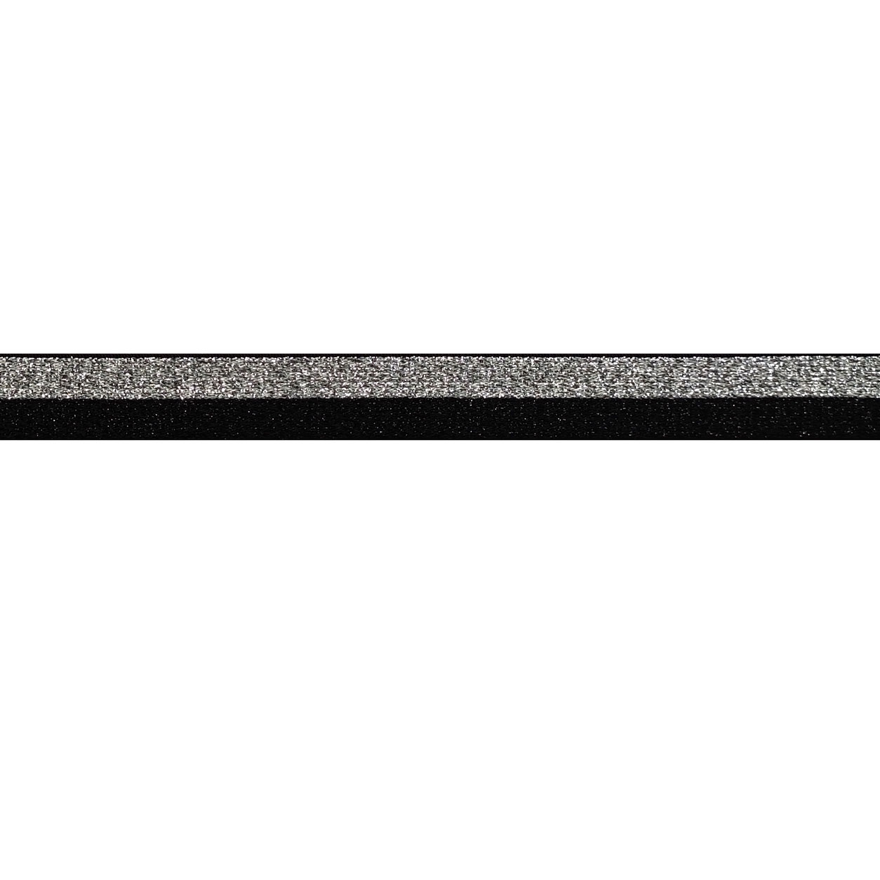 Elastico Decorativo Nero e Argento