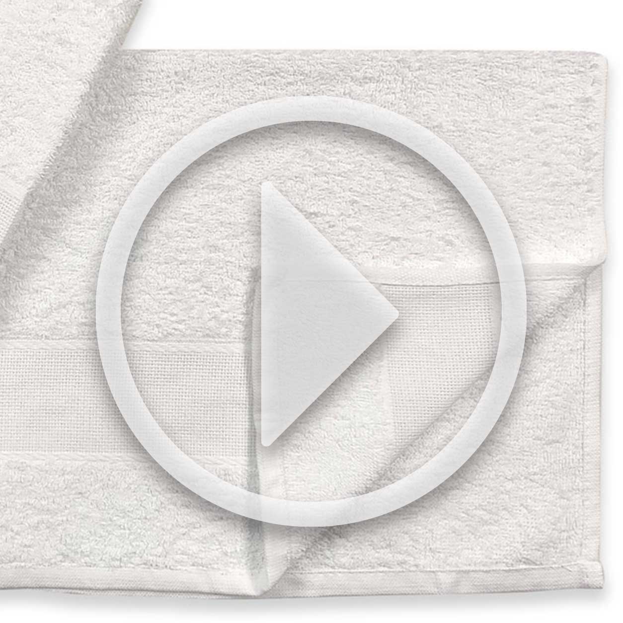 coppiola-di-asciugamani-bianchi-video