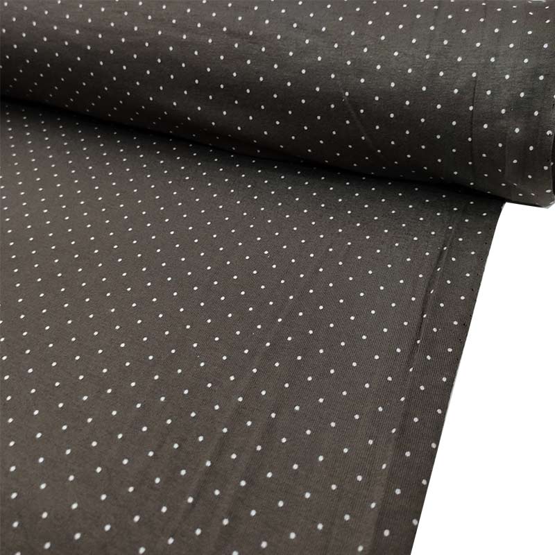 Maglina Tortora con Mini Pois