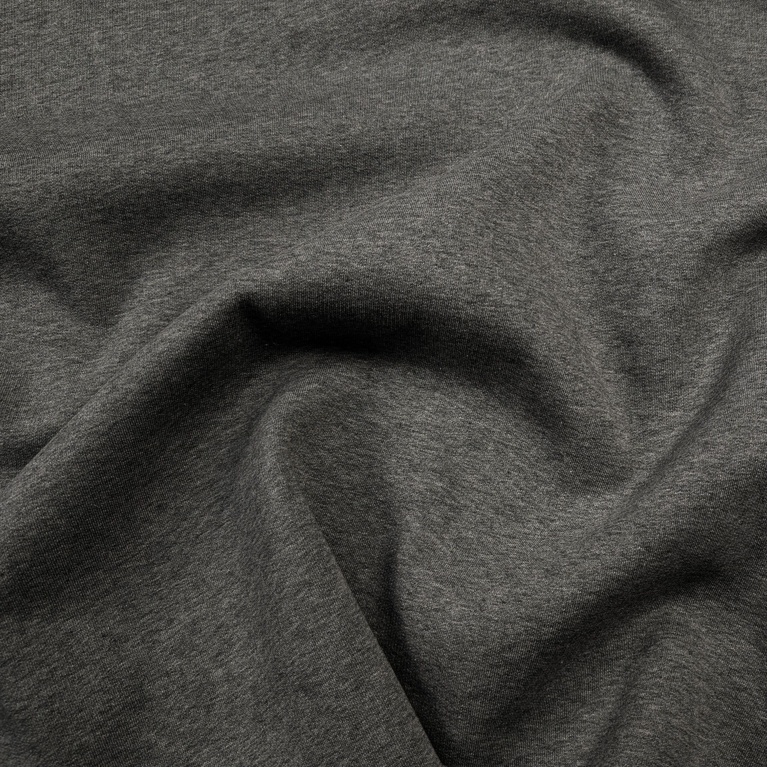 Felpa Cotone Invernale Grigio Scuro Melange Image