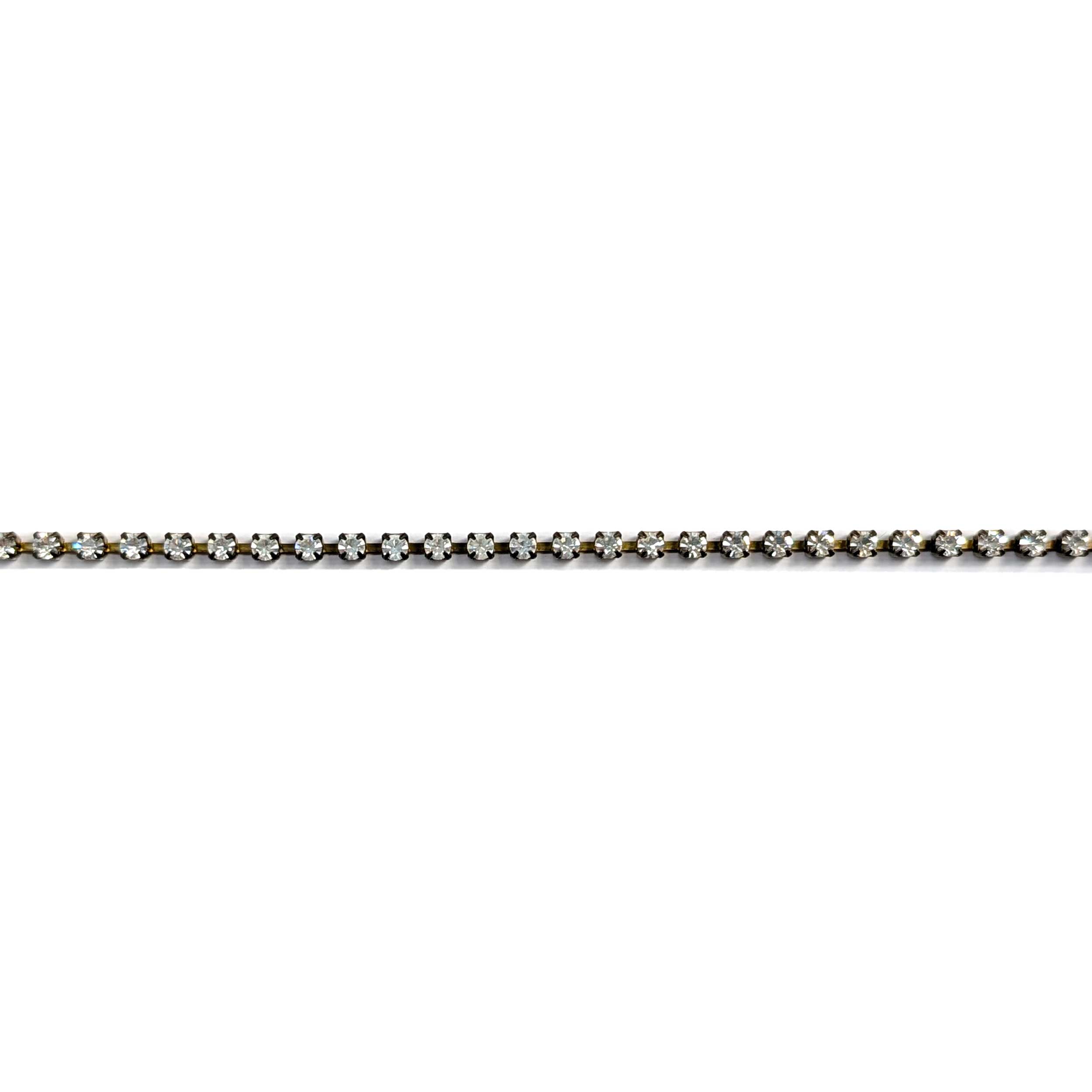 Catena Dorata con Strass Image