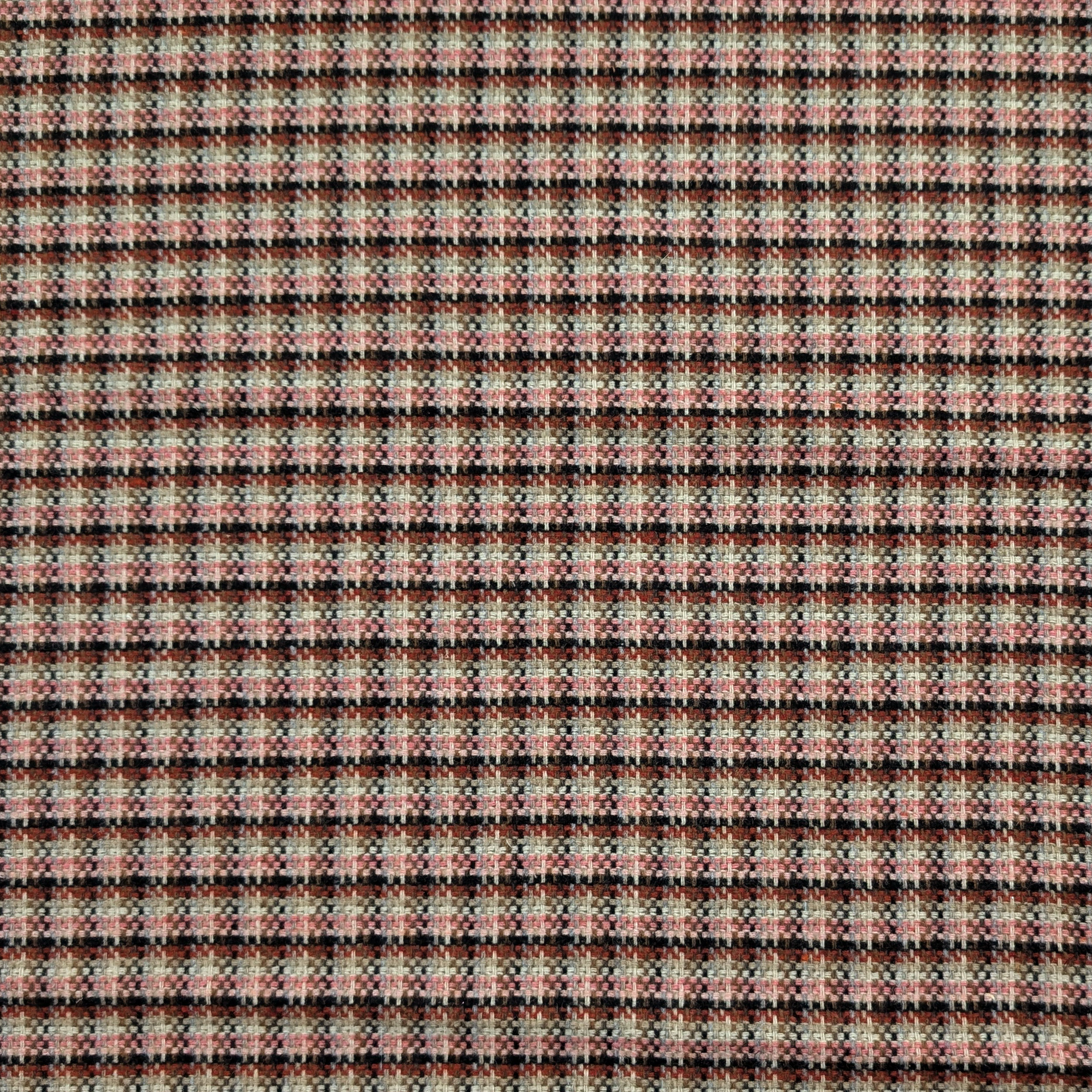 Tweed Lana Fantasia Quadri Toni Rosa Image