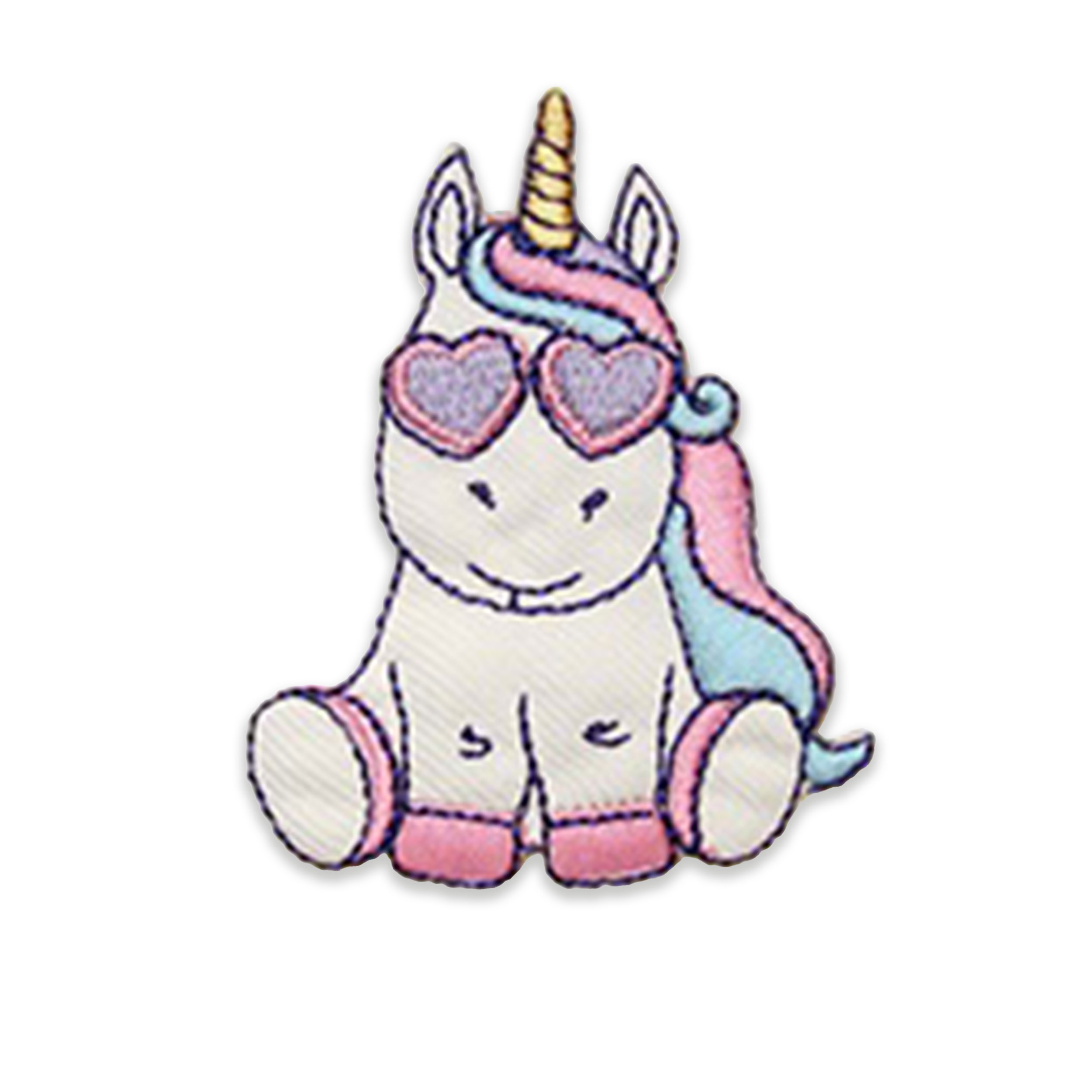 Applicazione Termoadesiva Unicorno Love Image
