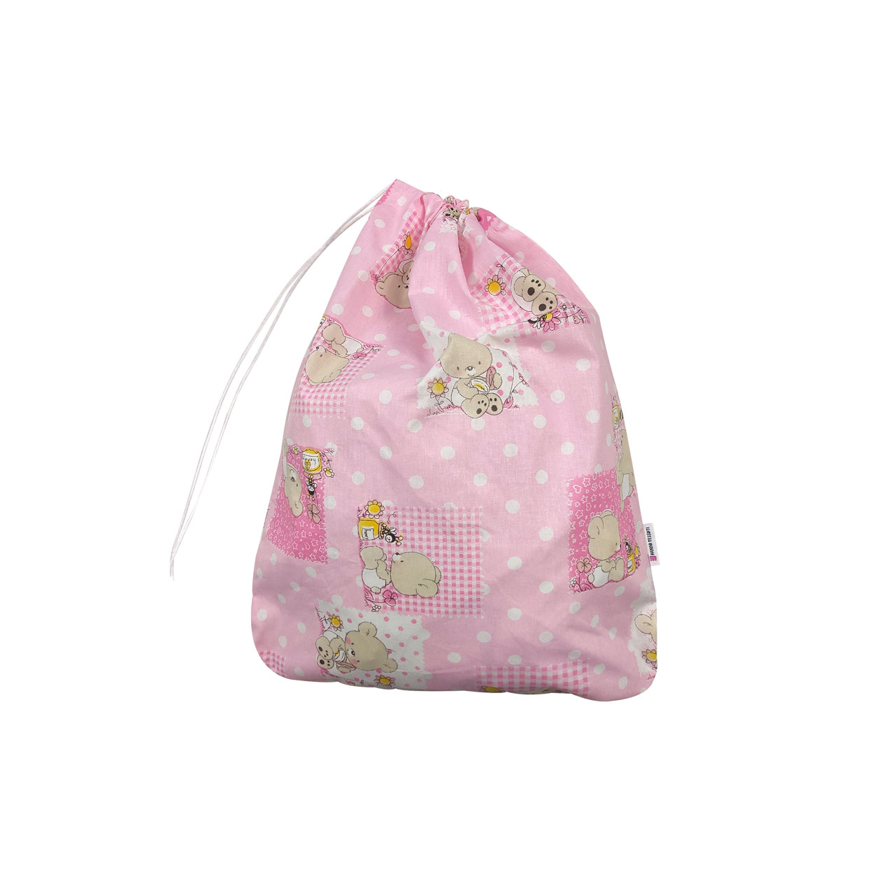 sacchetto piccolo orsetti api rosa