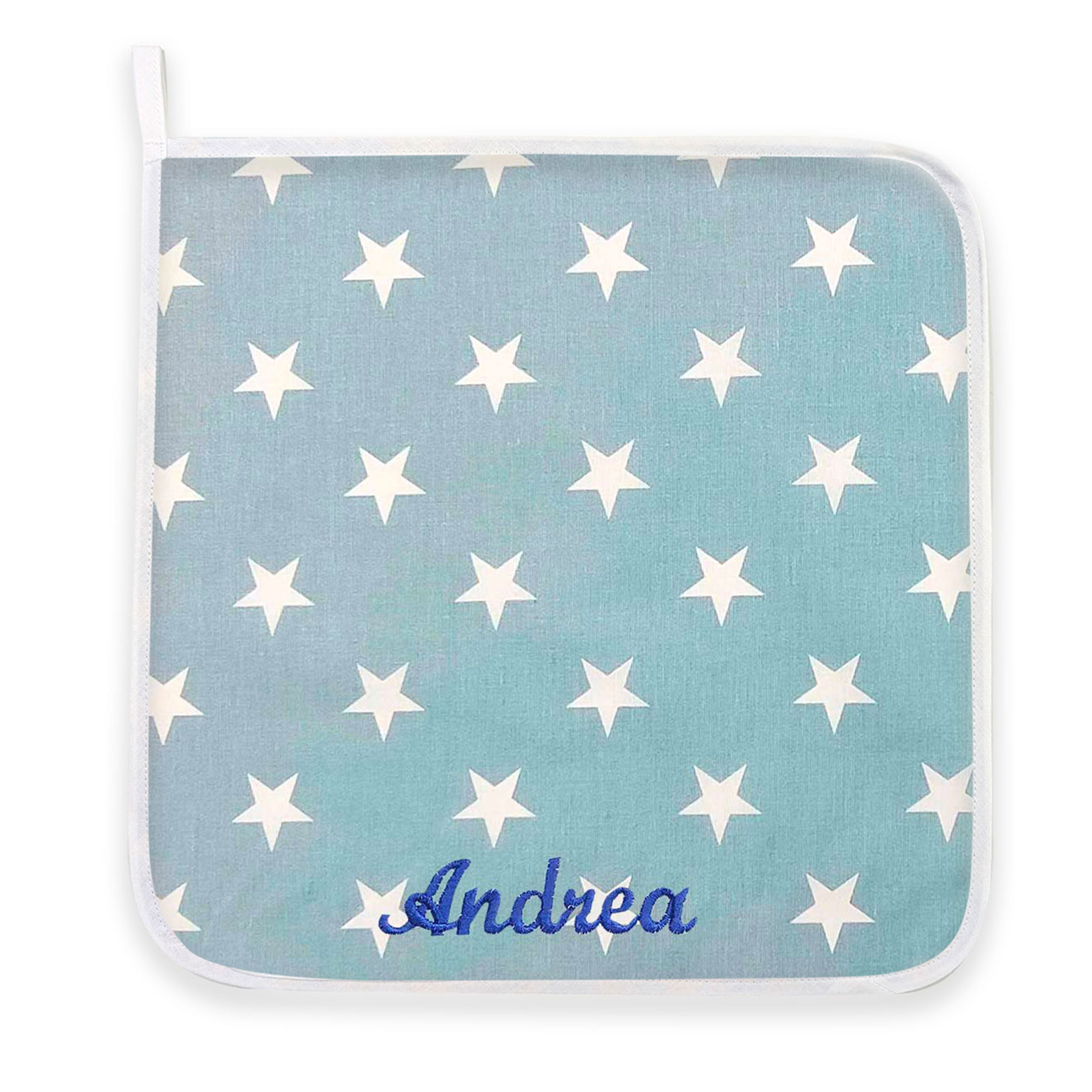 Tovagliolo Stelle Bianche con Sfondo Azzurro Image