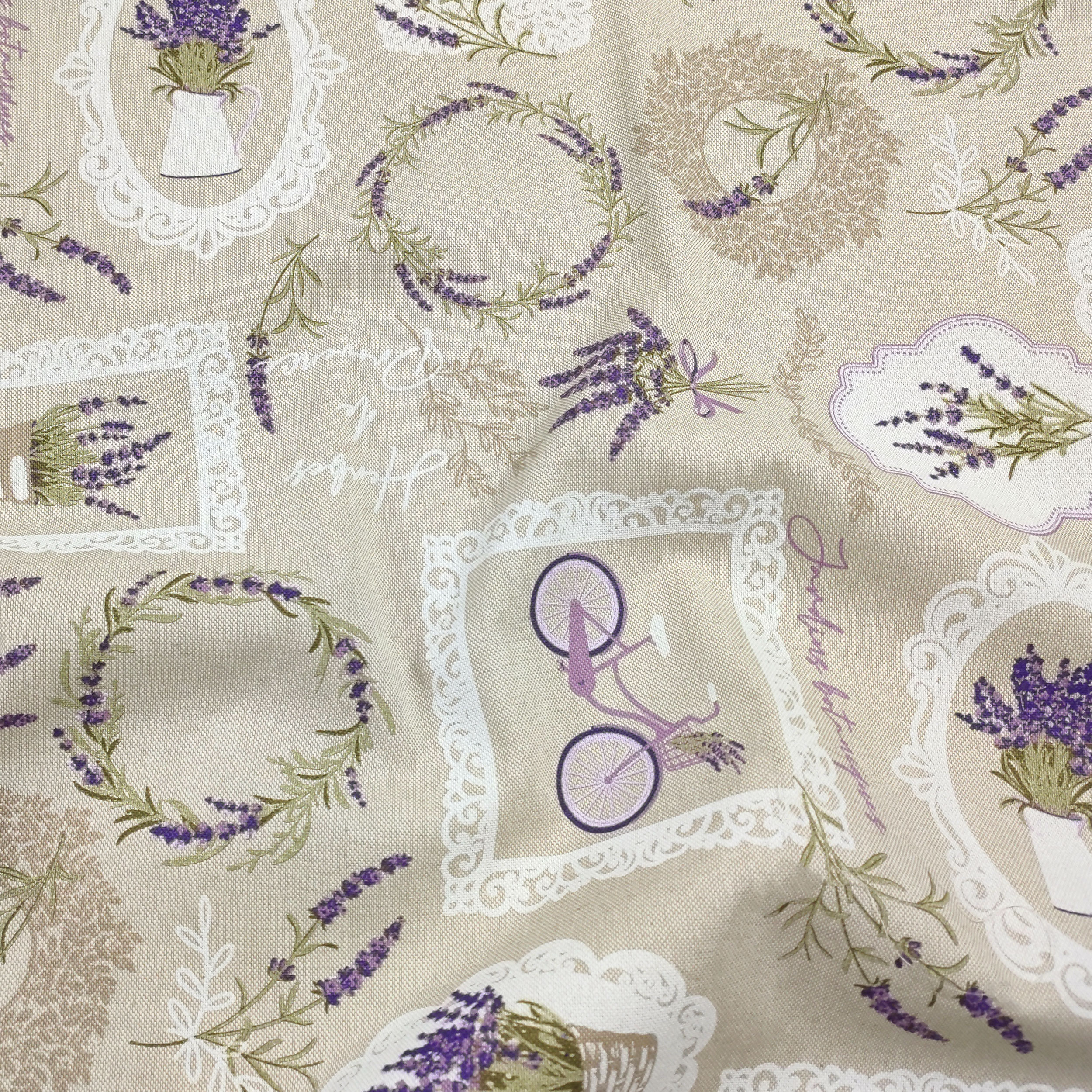 Tessuto Misto Cotone Lavanda in Provenza Image