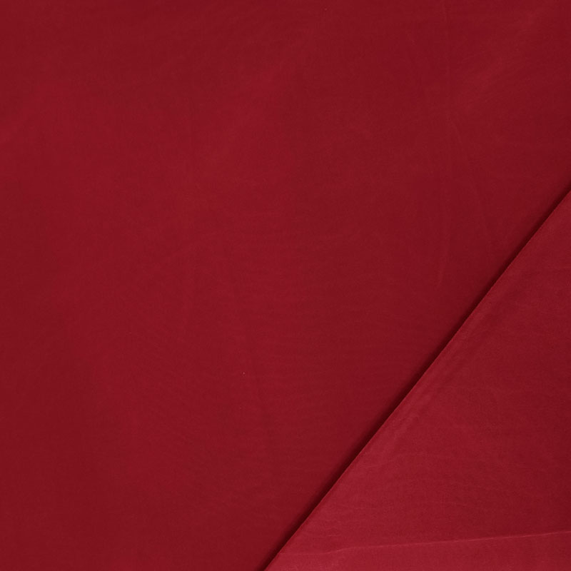 Tessuto Jersey Tinta Unita Rosso Scuro