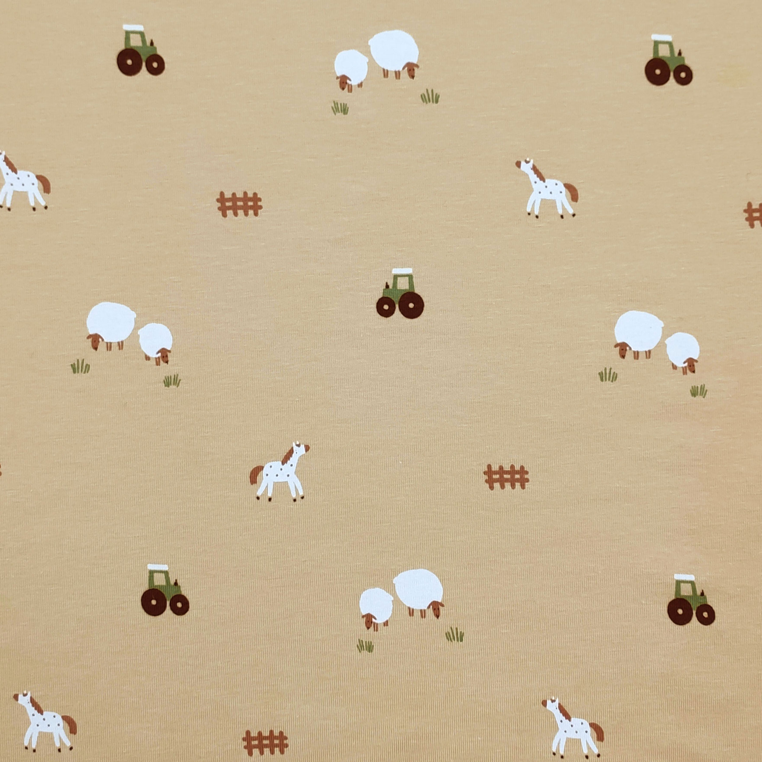 Maglina Cotone Fattoria Sfondo Beige