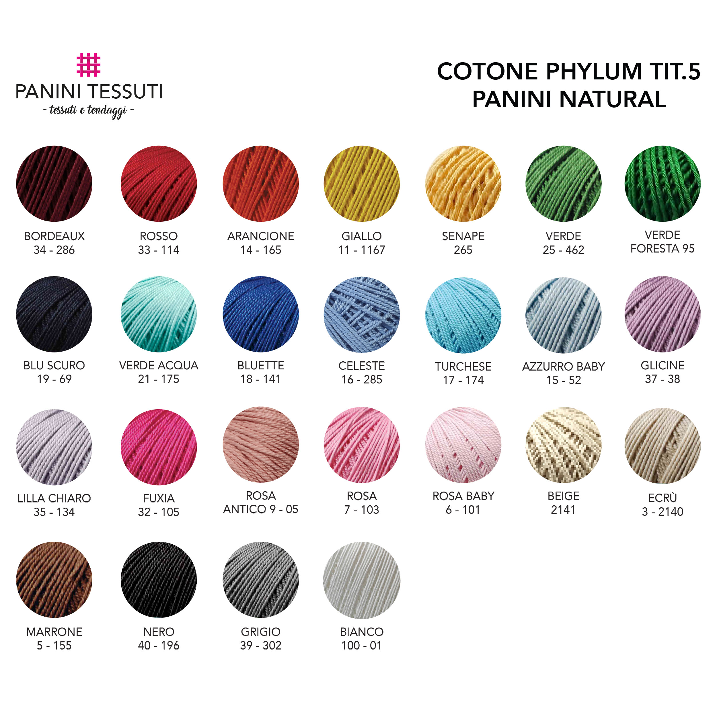  Cotone Phylum Tit. 5 Panini Natural