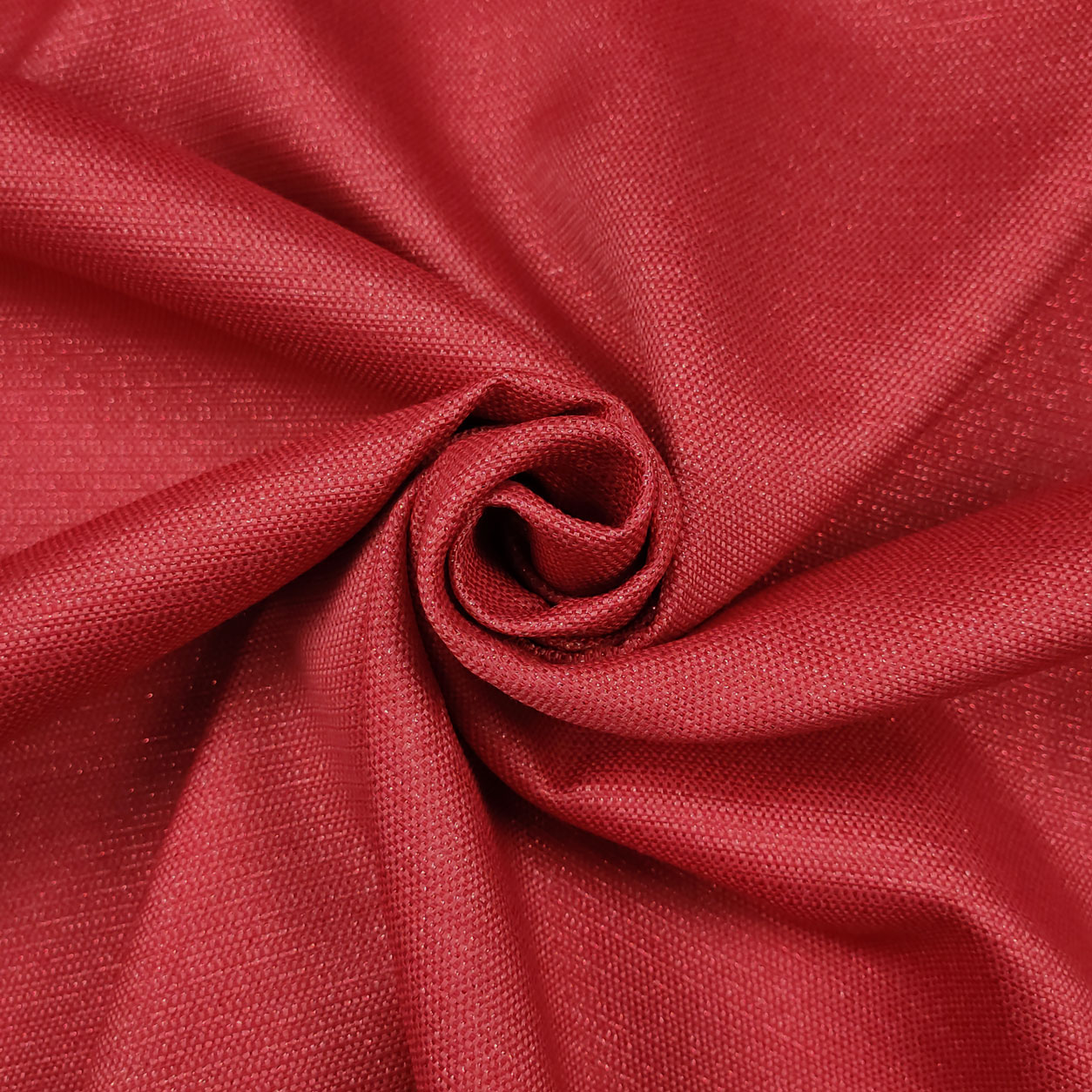 tessuto misto cotone rosso lurex (2)