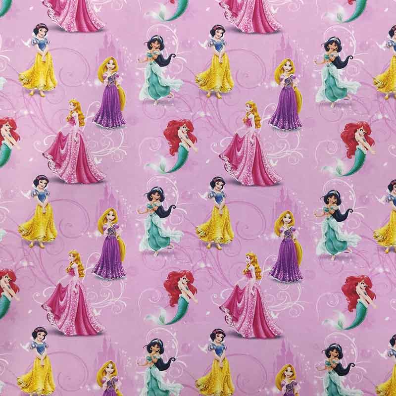 Tessuto Cotone Disney Principesse Mini