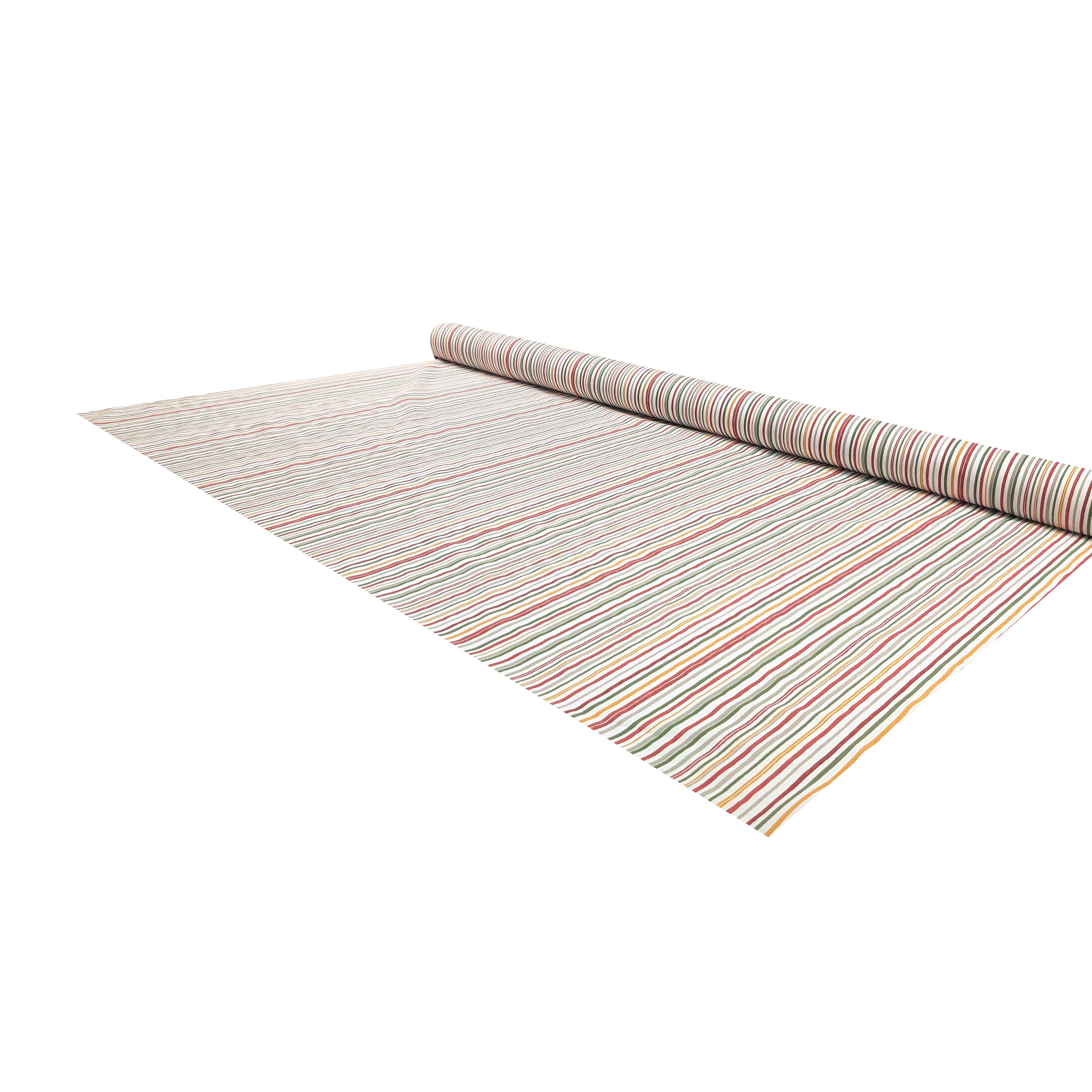 Cotone Percalle Righe Verticali Multicolor Image