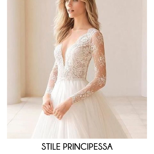 abito stile principessa