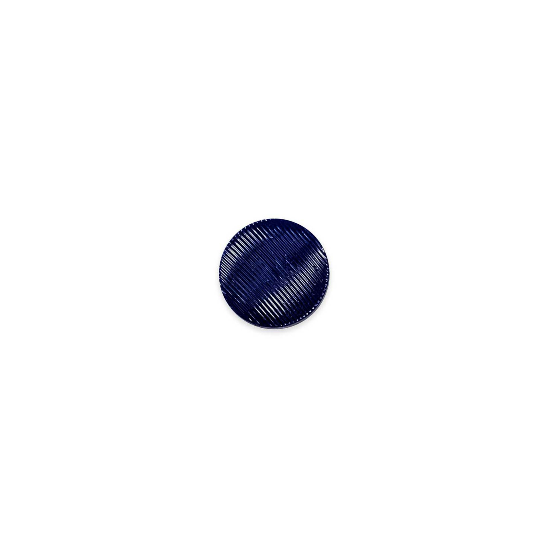 Bottone Tinta Unita Blu Texture Rilievo Lin 16 Image