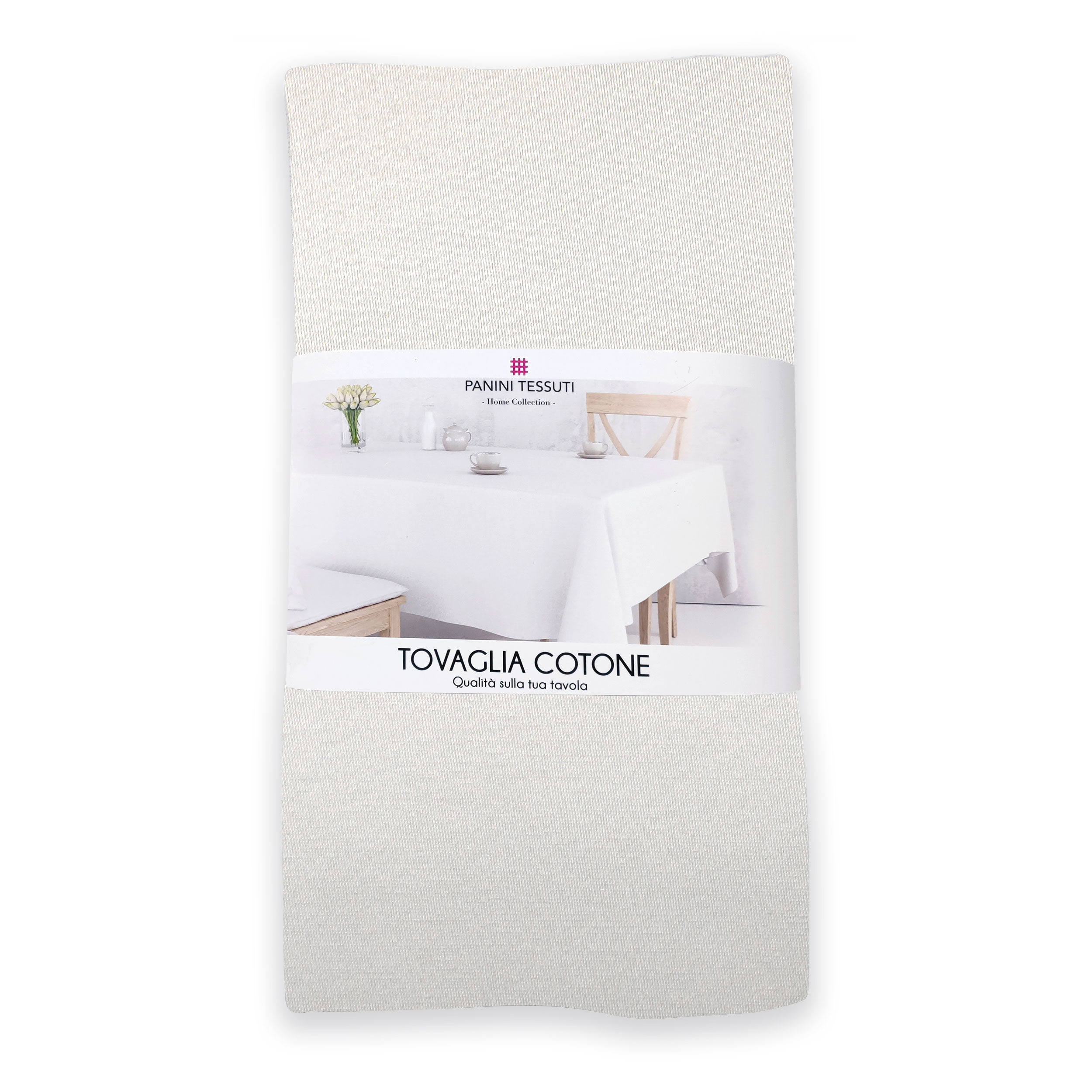 Tovaglia Confezionata Rasone Bianco Image