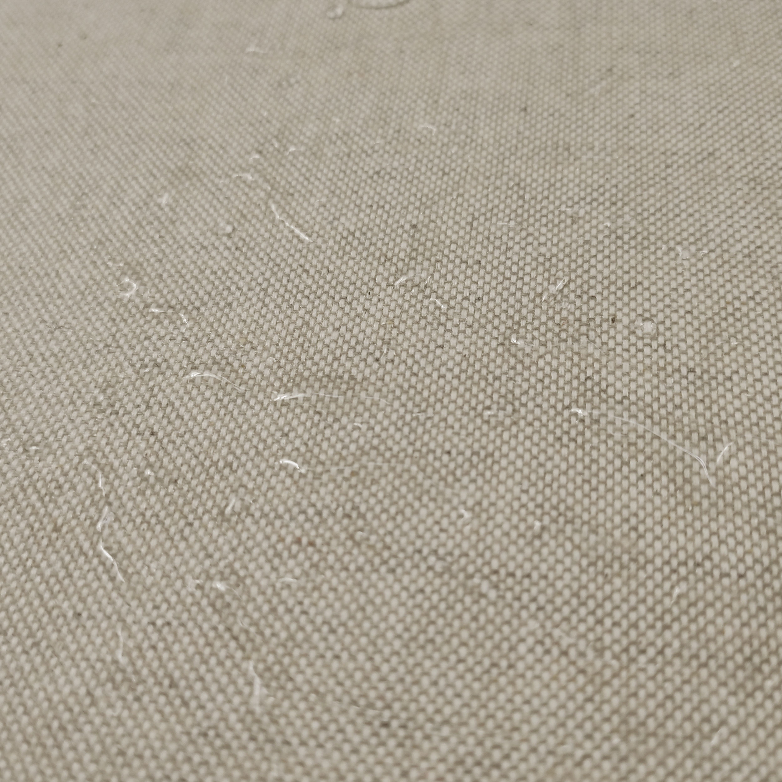 Tessuto Tovaglia Misto Lino Resinato Antimacchia Beige Image