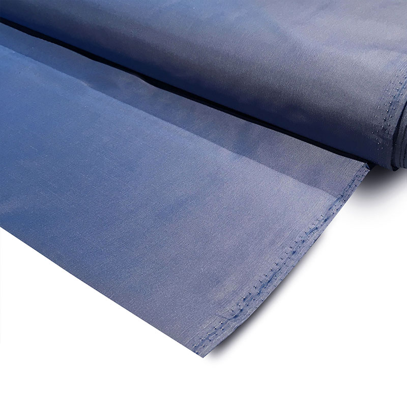 Stoffa taffeta azzurro