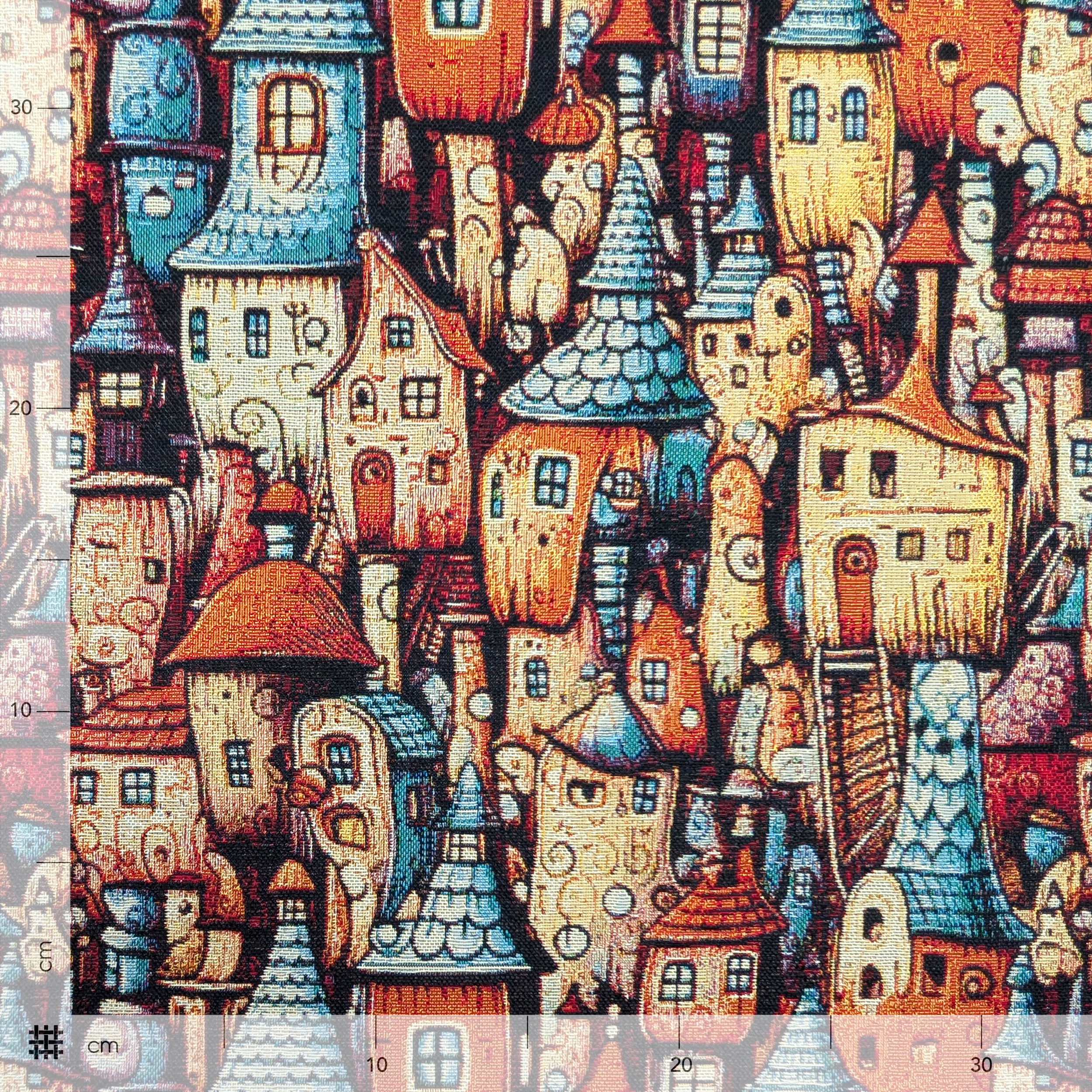 Tessuto Gobelin Città della Fantasia Image