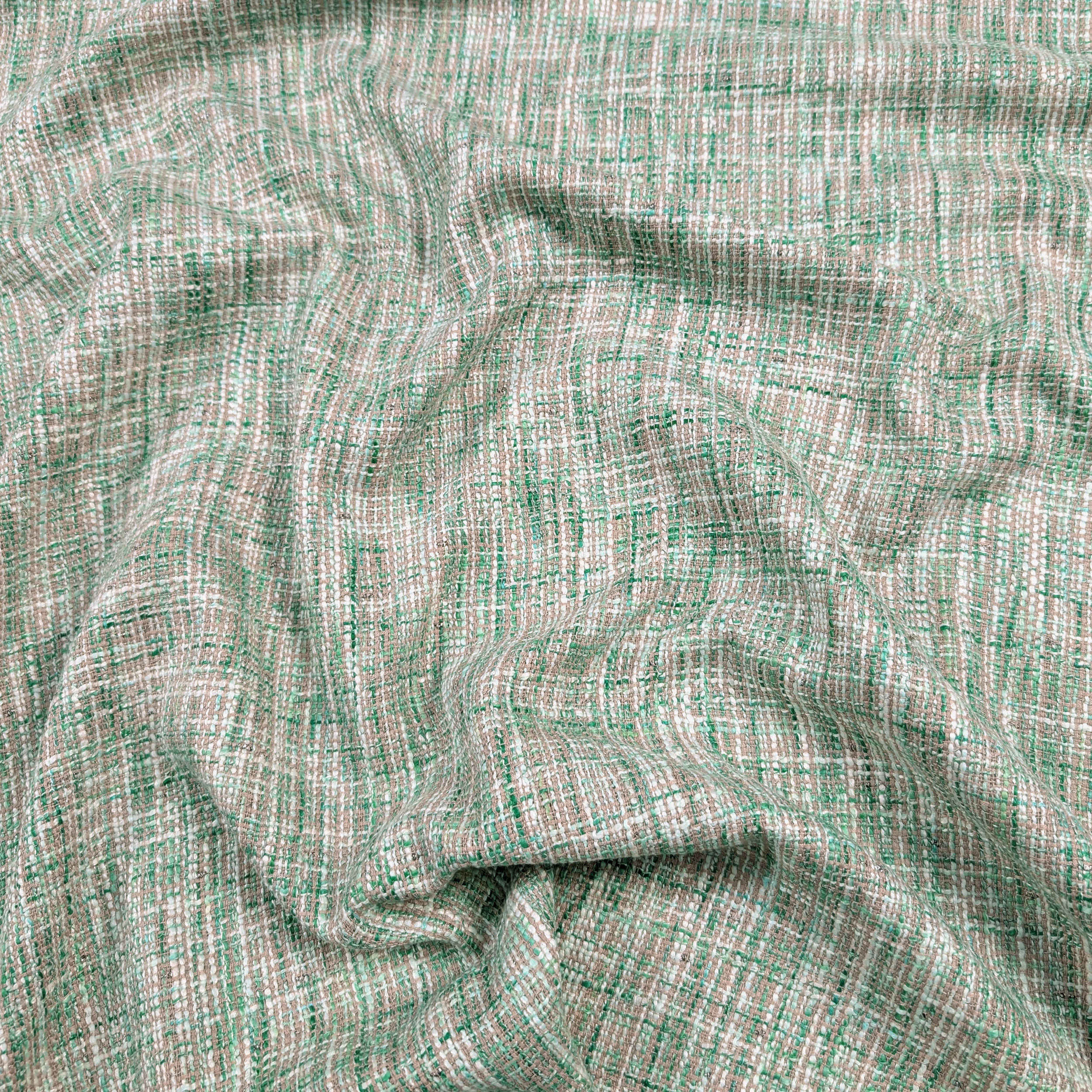 Tweed Moda Beige Verde Image
