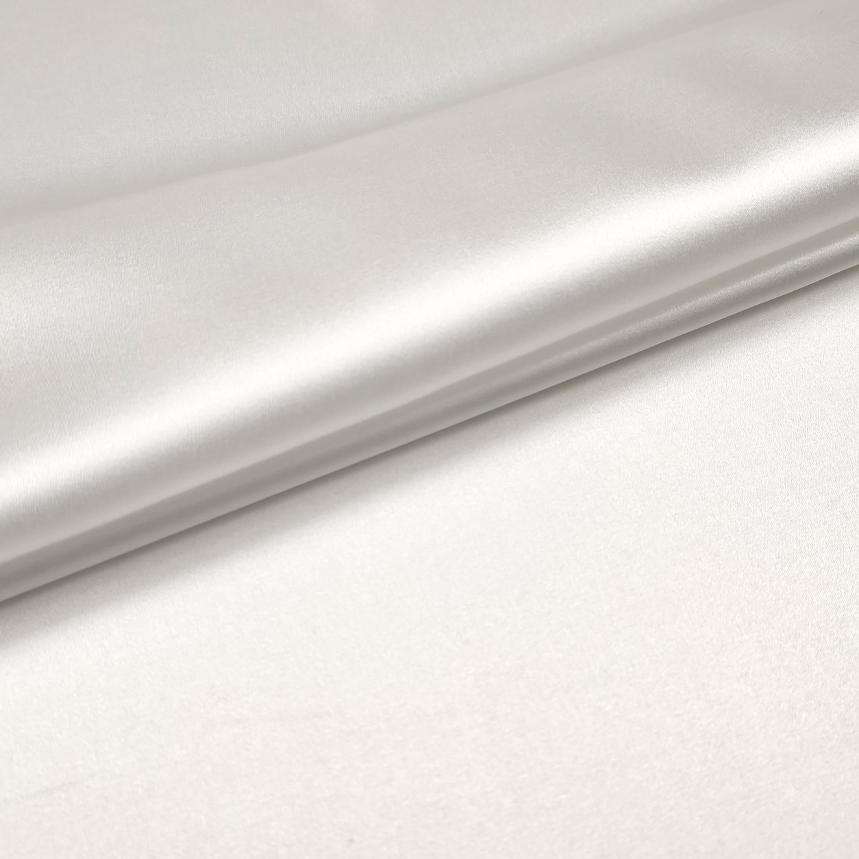 Raso di Seta Elasticizzato Bianco Lana | Panini Tessuti