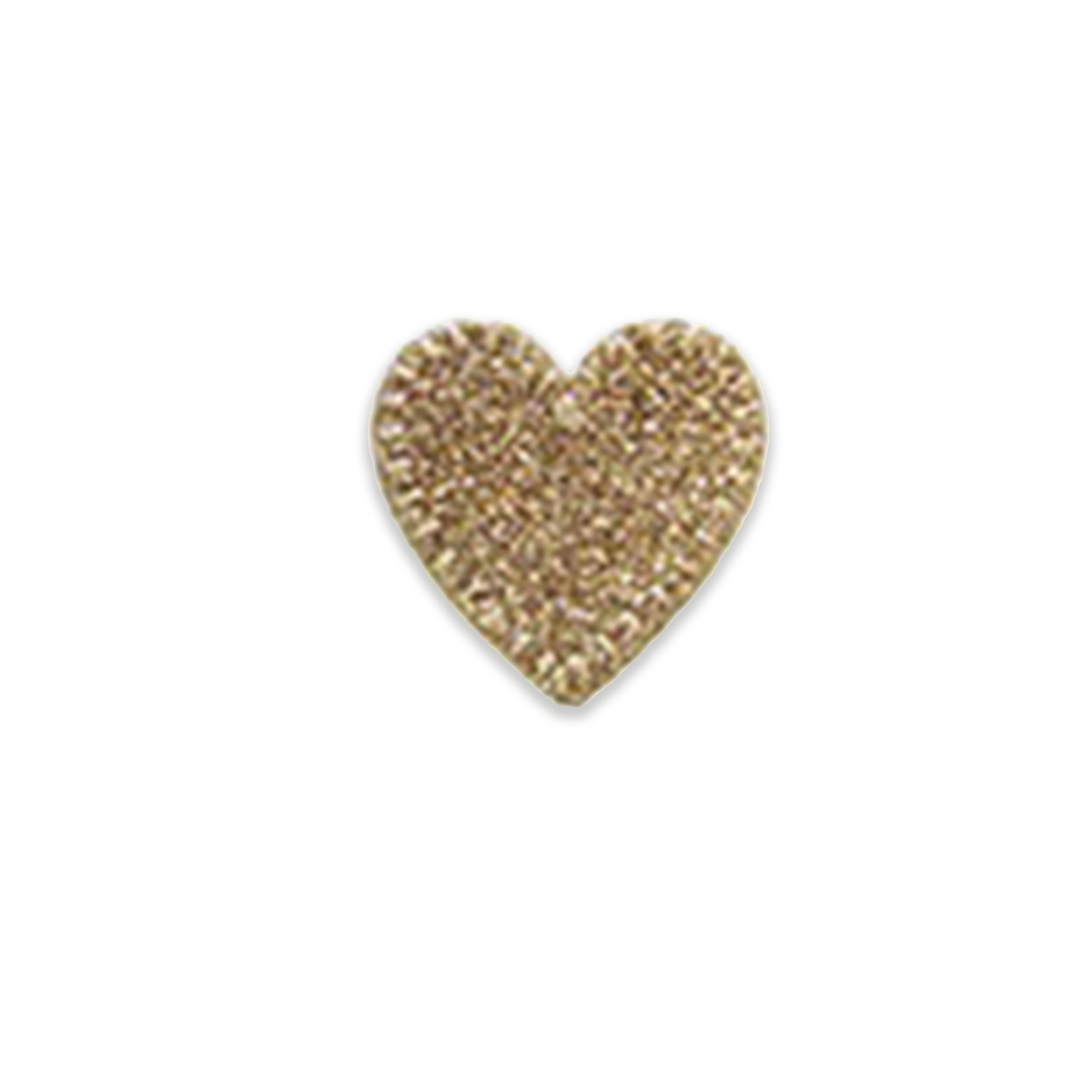 Applicazione Termoadesiva Cuoricino Glitter Image