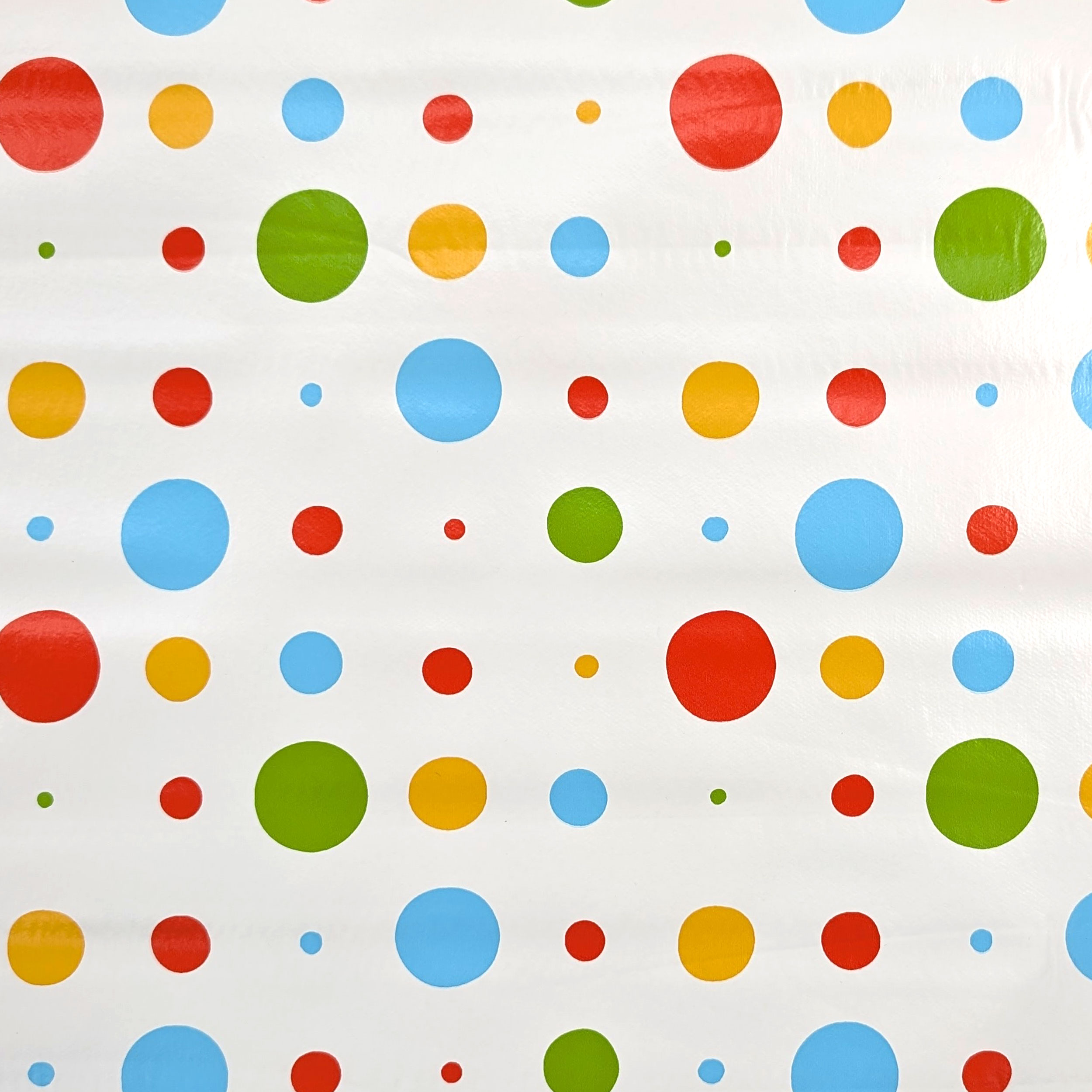 Tessuto per Tovaglia Plastificata Pois Colorati Image