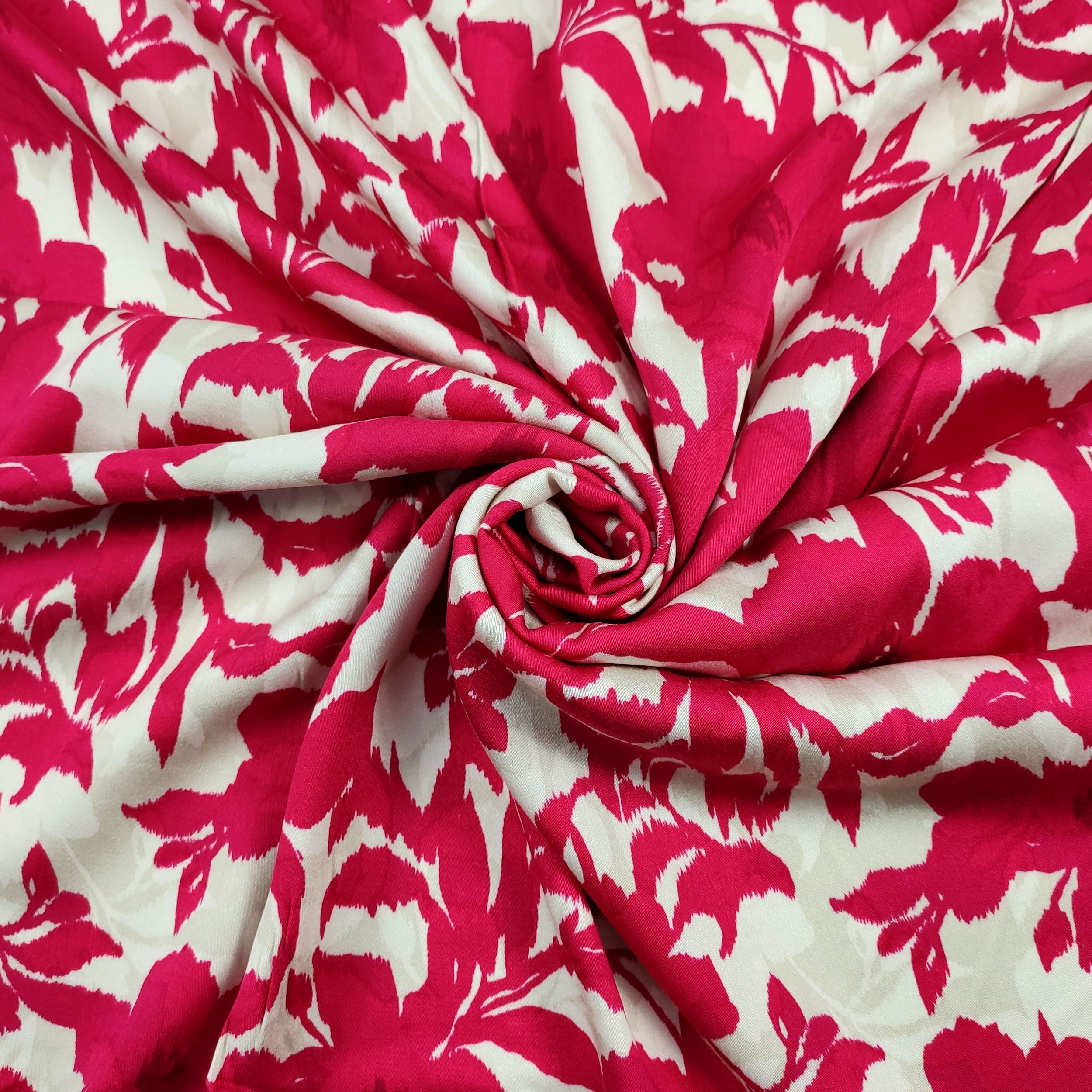 Viscosa Fantasia Floreale Fuxia