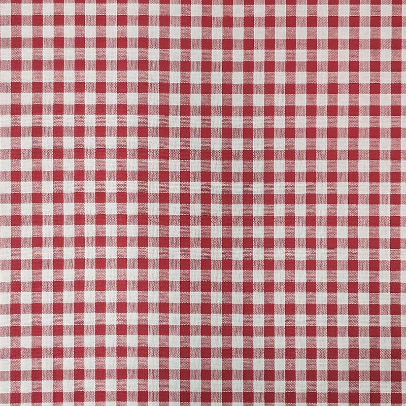 Tovaglia in Cotone a Quadretto Rosso