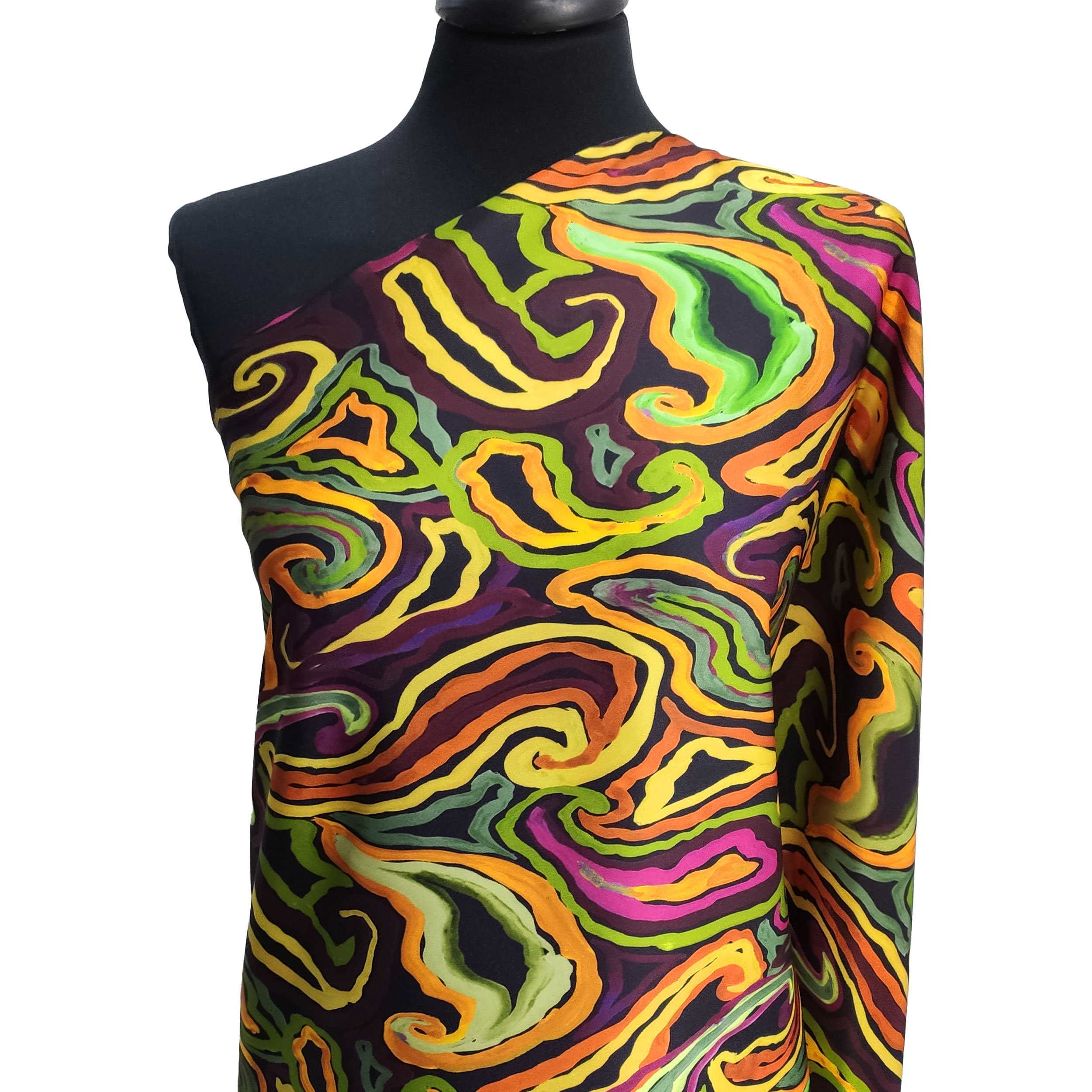 Raso Setato Alta Moda Fantasia Multicolor