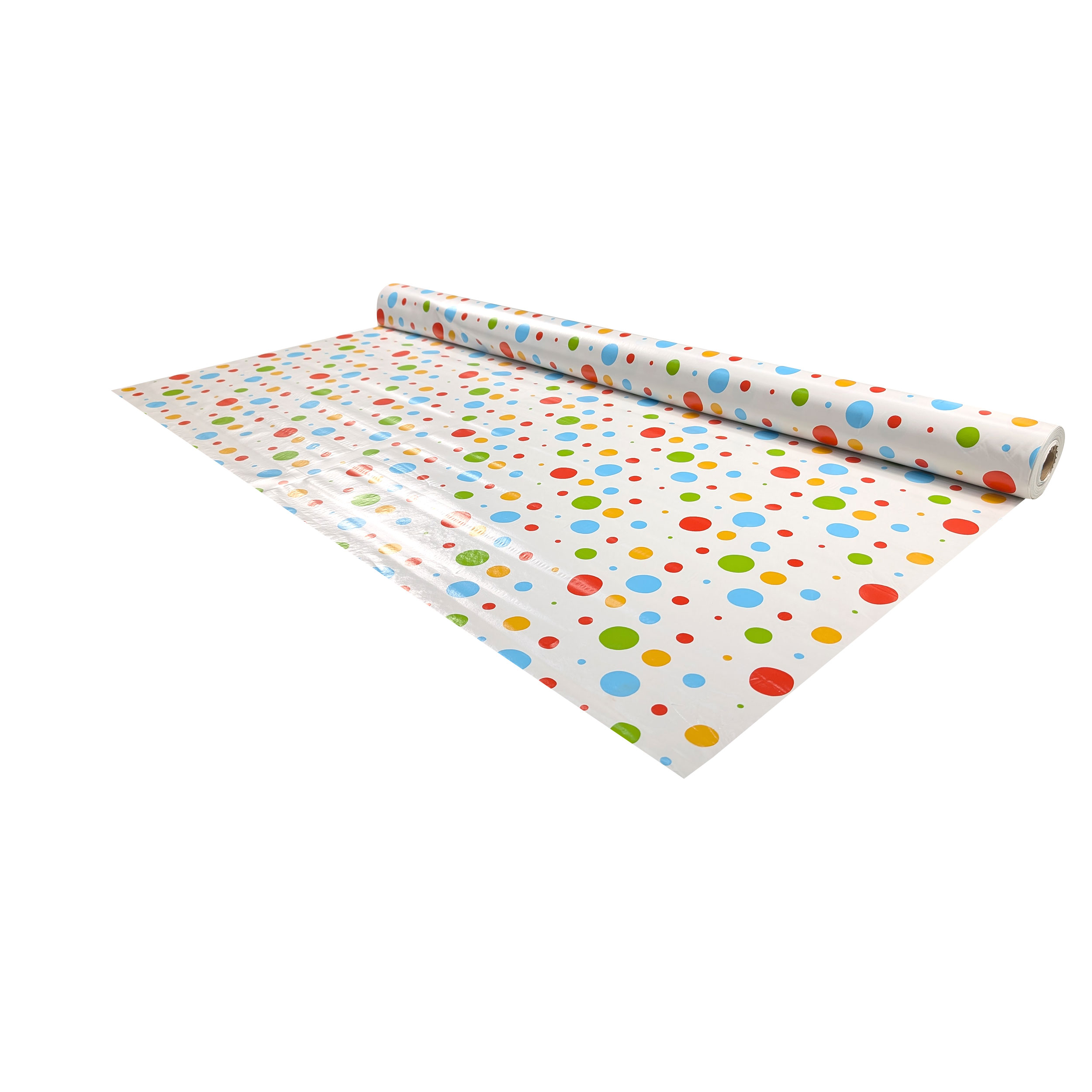 Tessuto per Tovaglia Plastificata Pois Colorati Image