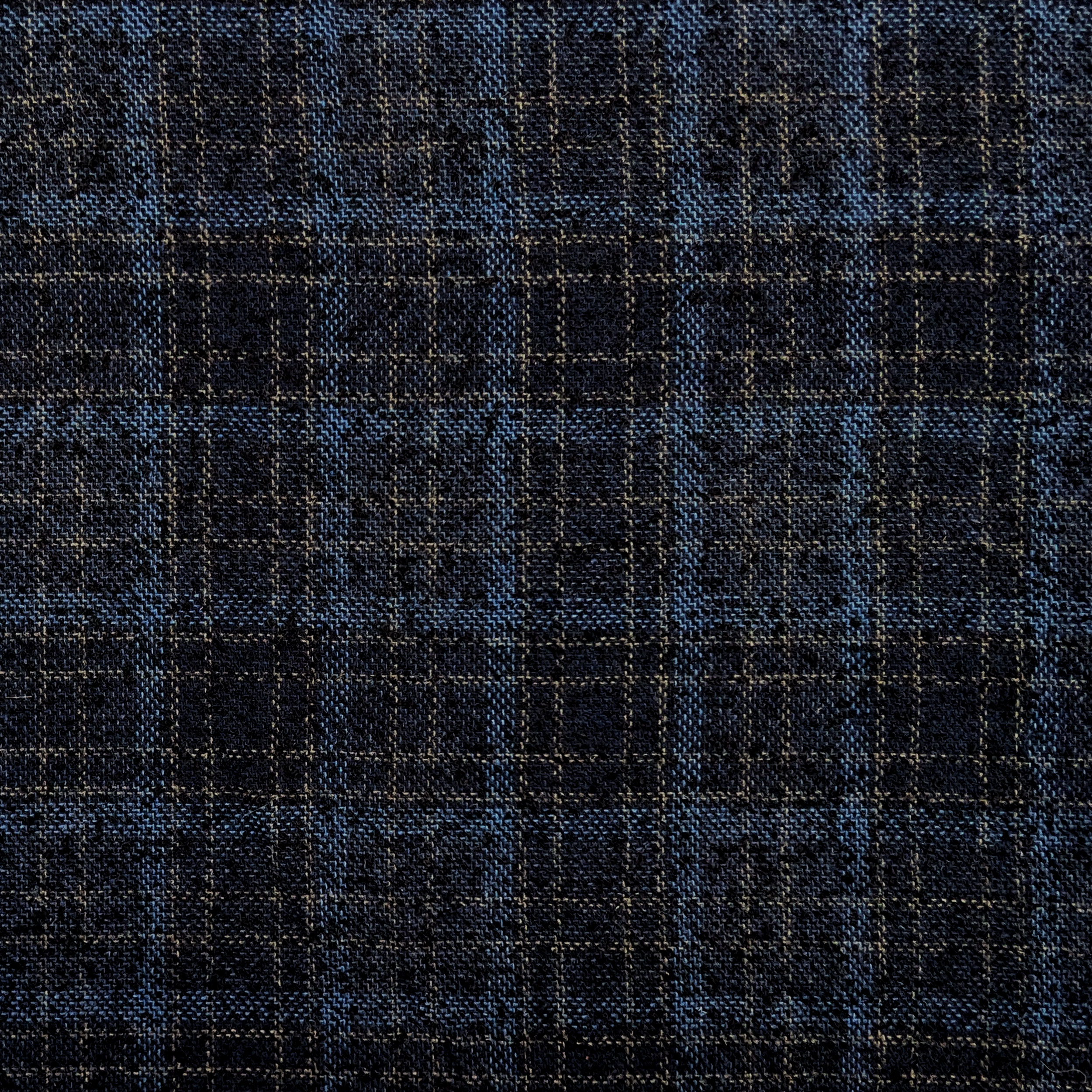 Tweed Tartan Blu Scuro Image