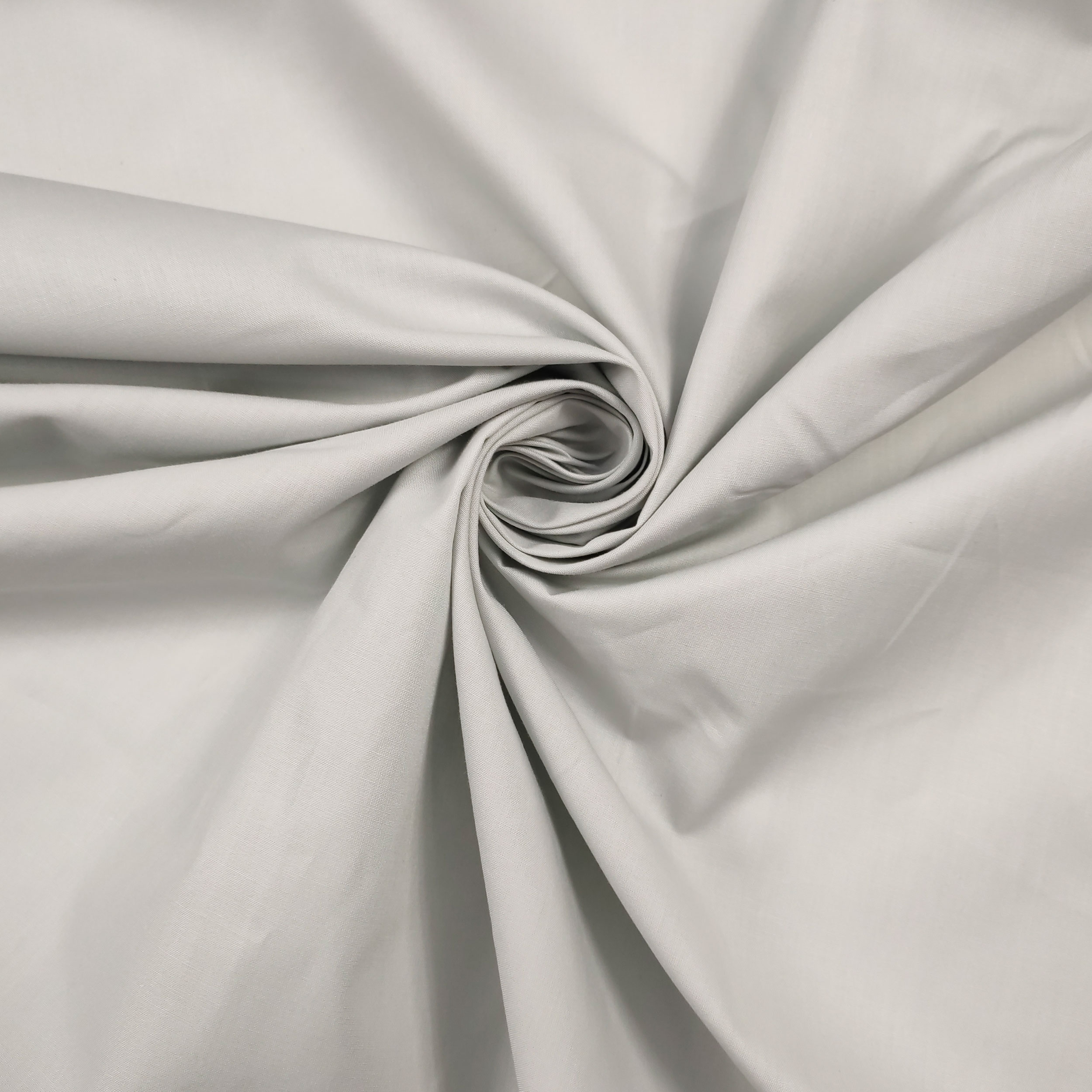 Lenzuolo Cotone Percalle Grigio Chiaro