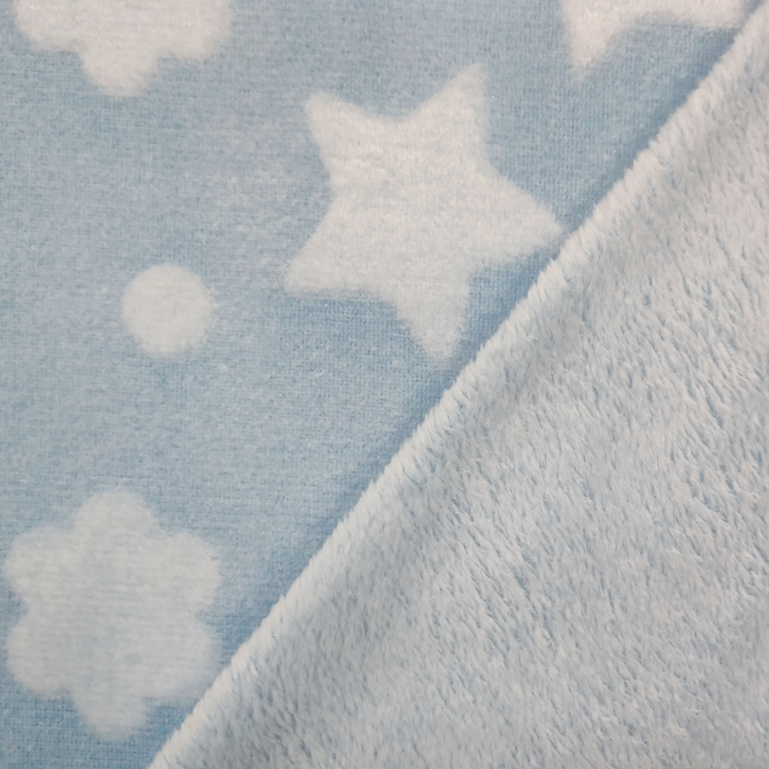Pile Stelle e Nuvolette Azzurro Baby Image