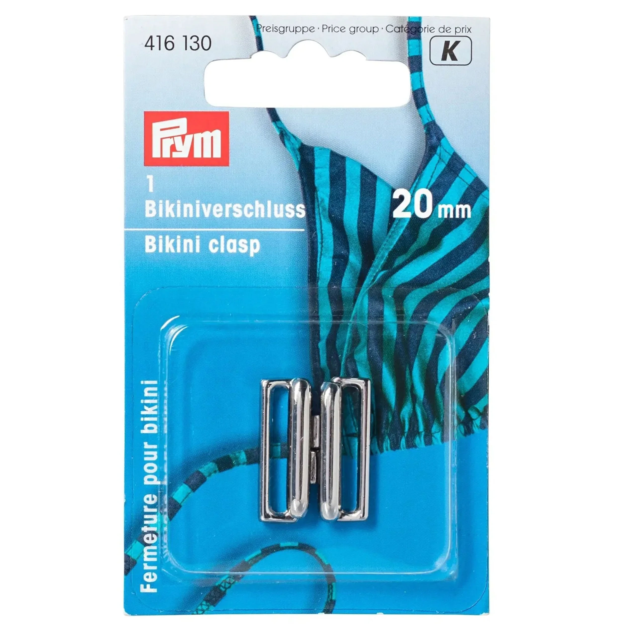 Chiusura per Bikini in Argento 20 mm Prym