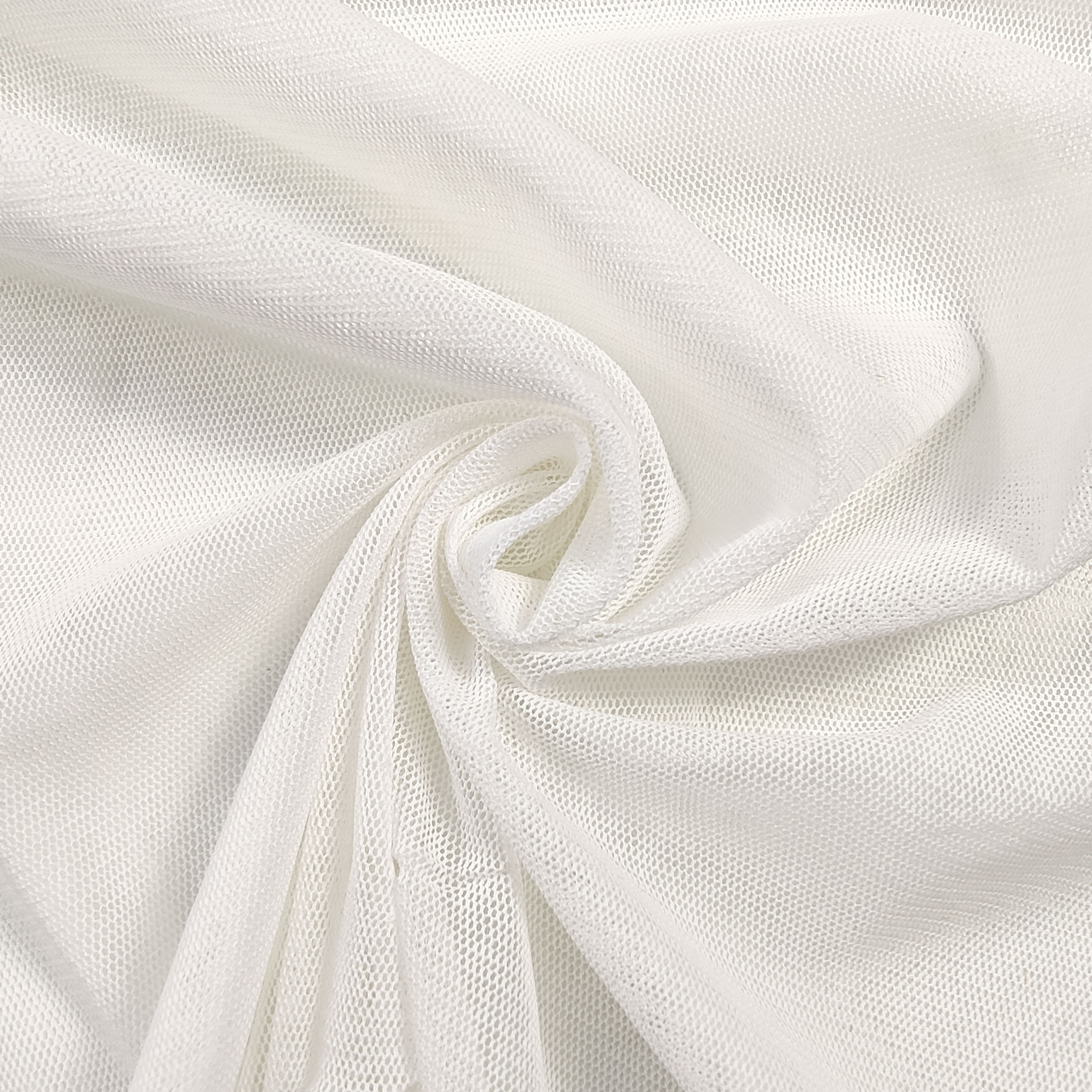 Tulle Cotone Bianco Seta Image